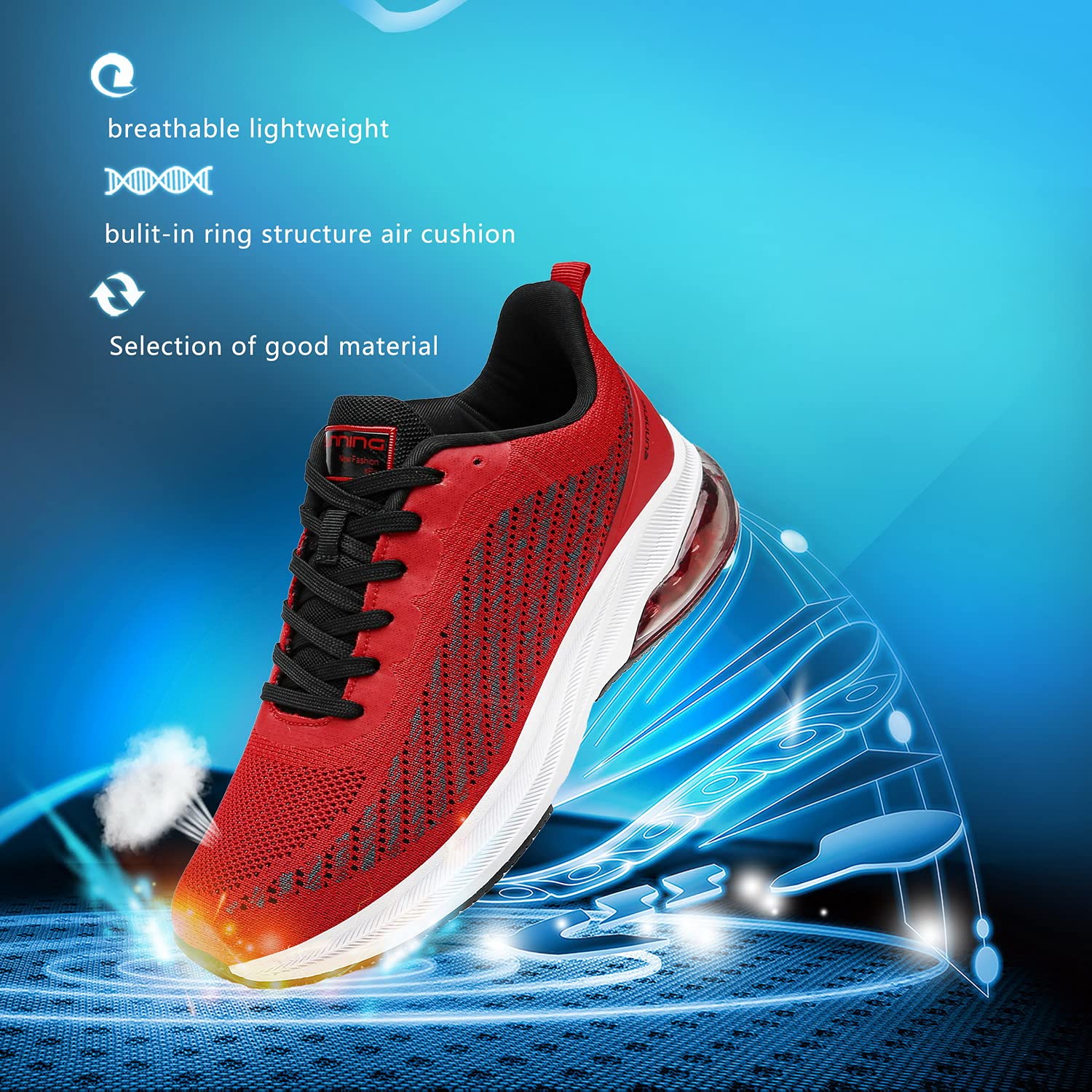 frysen Scarpe Uomo Donna Sneakers Scarpe Uomo Estive Scarpe Running Uomo per Tennis Trekking MTB Corsa Fitness 36-47EU