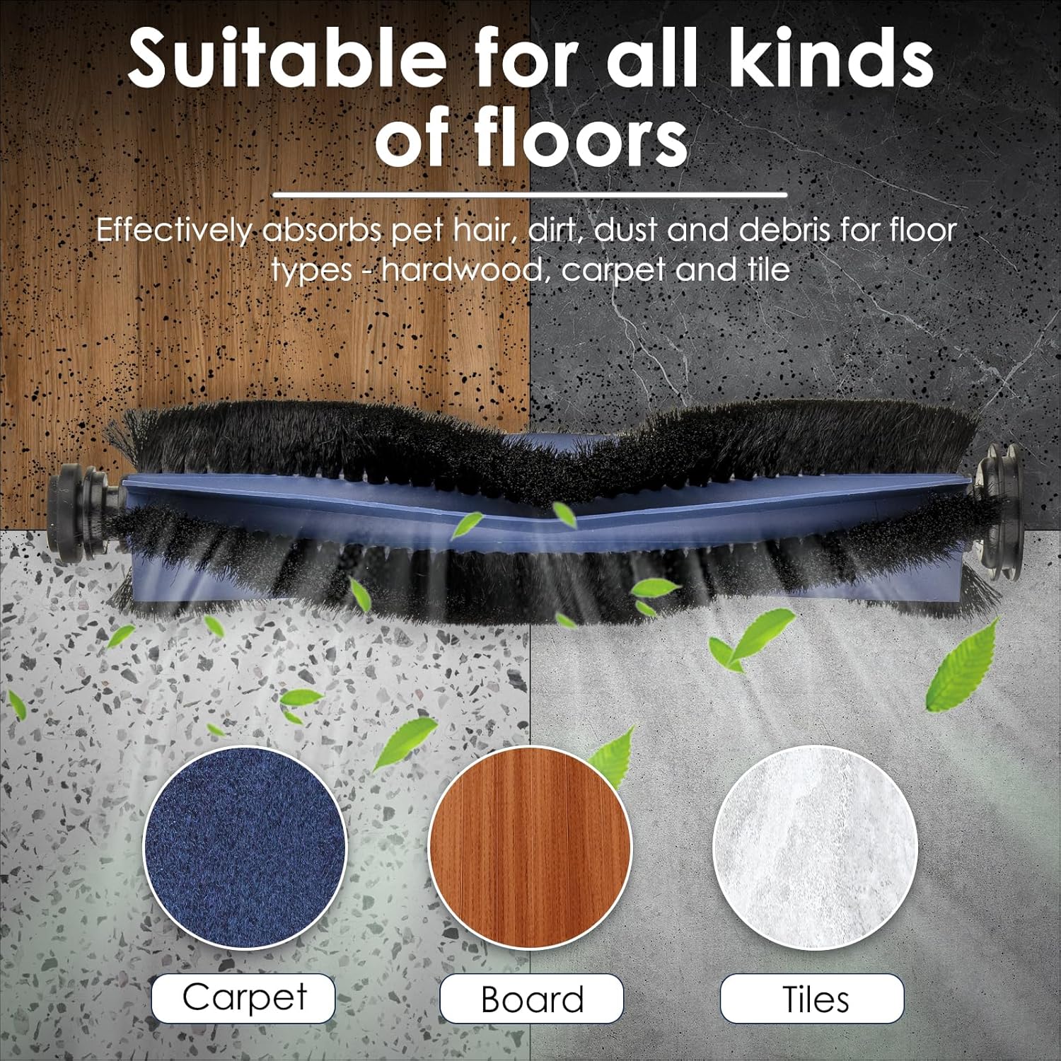 (30 Pack) X10 Pro Omni Replacement Parts for Eufy X10 Pro Omni Robotic Vacuum, 2 Roller Brushes, 8 Side Brushes, 7 Dust Bags, 7 HEPA Filters, 6 Mop Pads, Accessories Kit