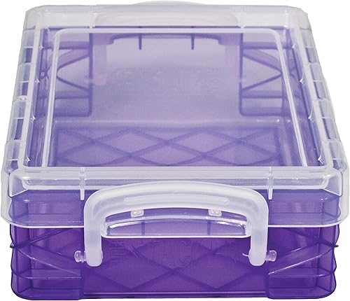 Miniatura 2 de Super Stacker Caja de lápices de plástico, organizador apilable de crayón, estuche para lápices para la escuela, organizador de almacenamiento de