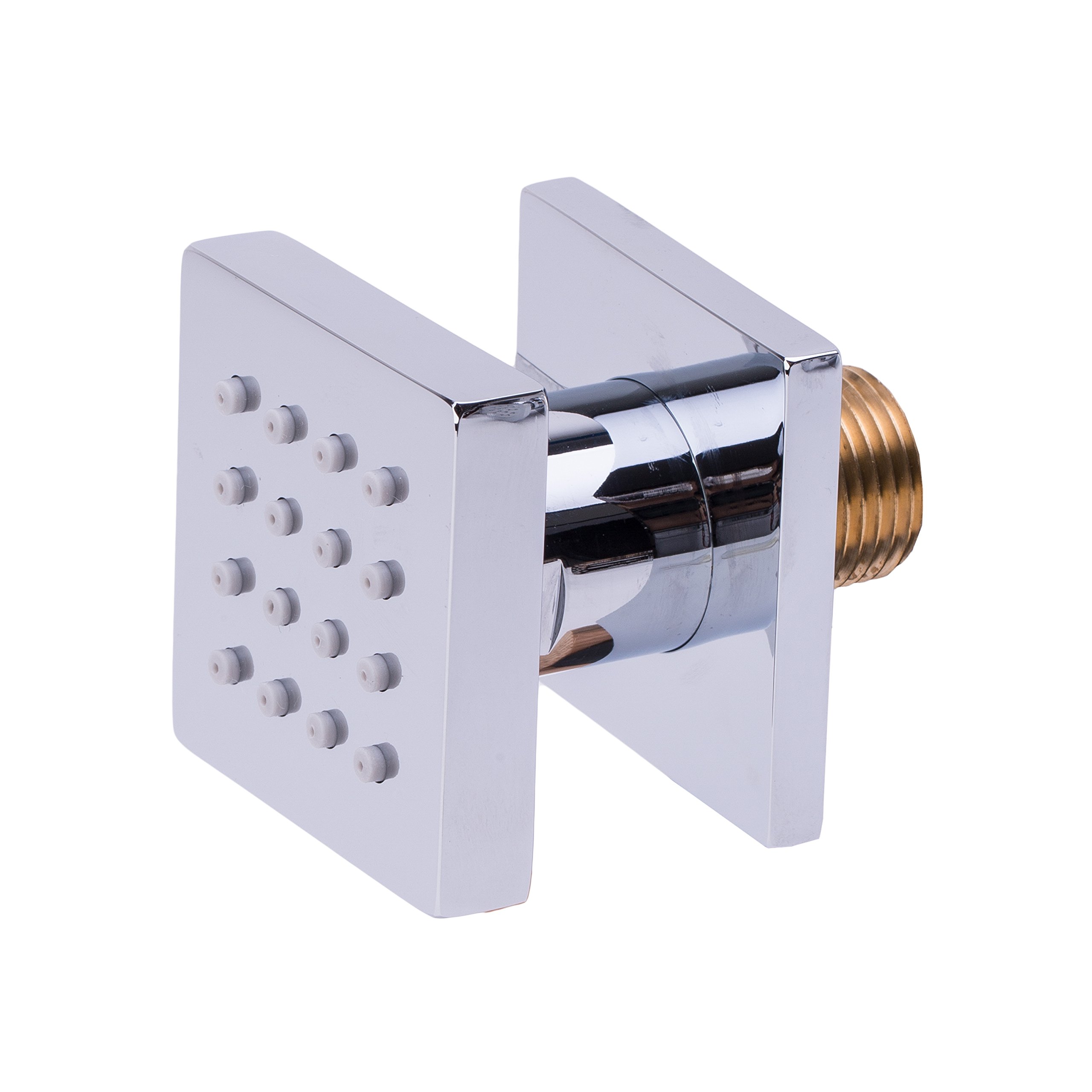 BAI 0198 Adjustable Square Shower Body Jet in Polished Chrome Finish