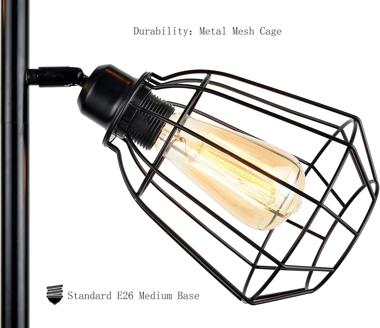 Bеѕt Cуbеr Mоndау 🔥 LeeZM Modern Tree Floor Lamp Black Rustic Bright Tall Standing Up Torchiere Floor Lamps Shade Vintage Industrial Style with Reading Light for Living Rooms, Bedrooms, Office Nеw Prоduсt LeeZM Modern Tree Floor Lamp Black Rustic Bright Tall Standing Up Torchiere Floor Lamps Shade Vintage Industrial Style with Reading Light for Living Rooms, Bedrooms, Office