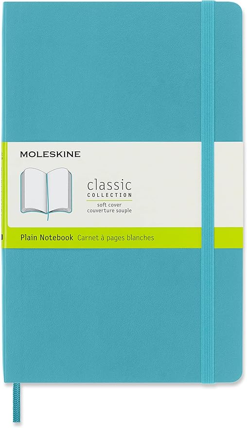 Moleskine Classic Notebook, Soft Cover, Large (5" x 8.25