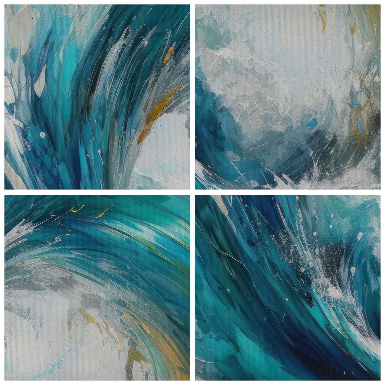 Impression Sur Toile 100x40cm Tableaux Image Photo Abstraction