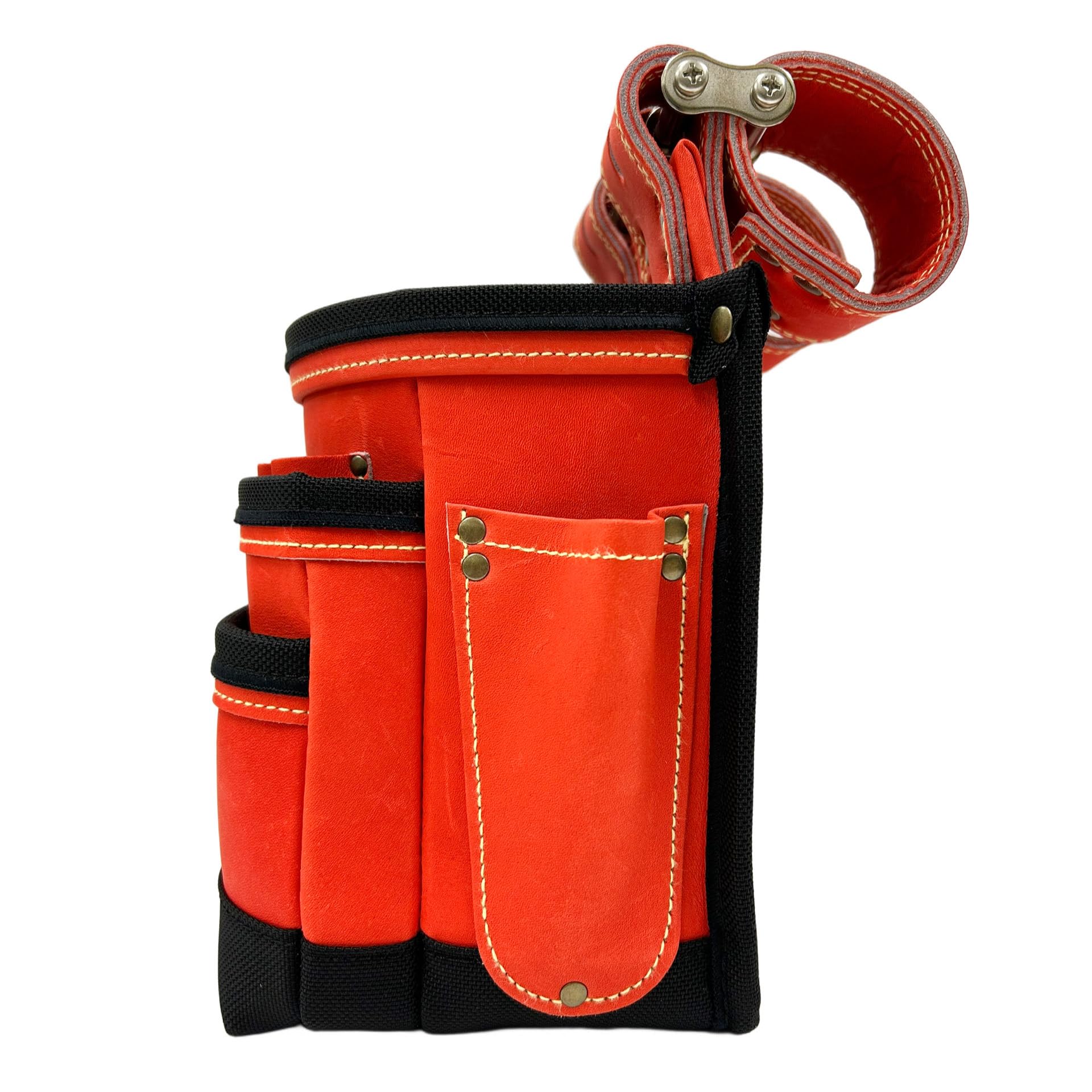 Amazon.co.jp: ニックス 腰袋 最高級硬式グローブ革 チェーンタイプ 3