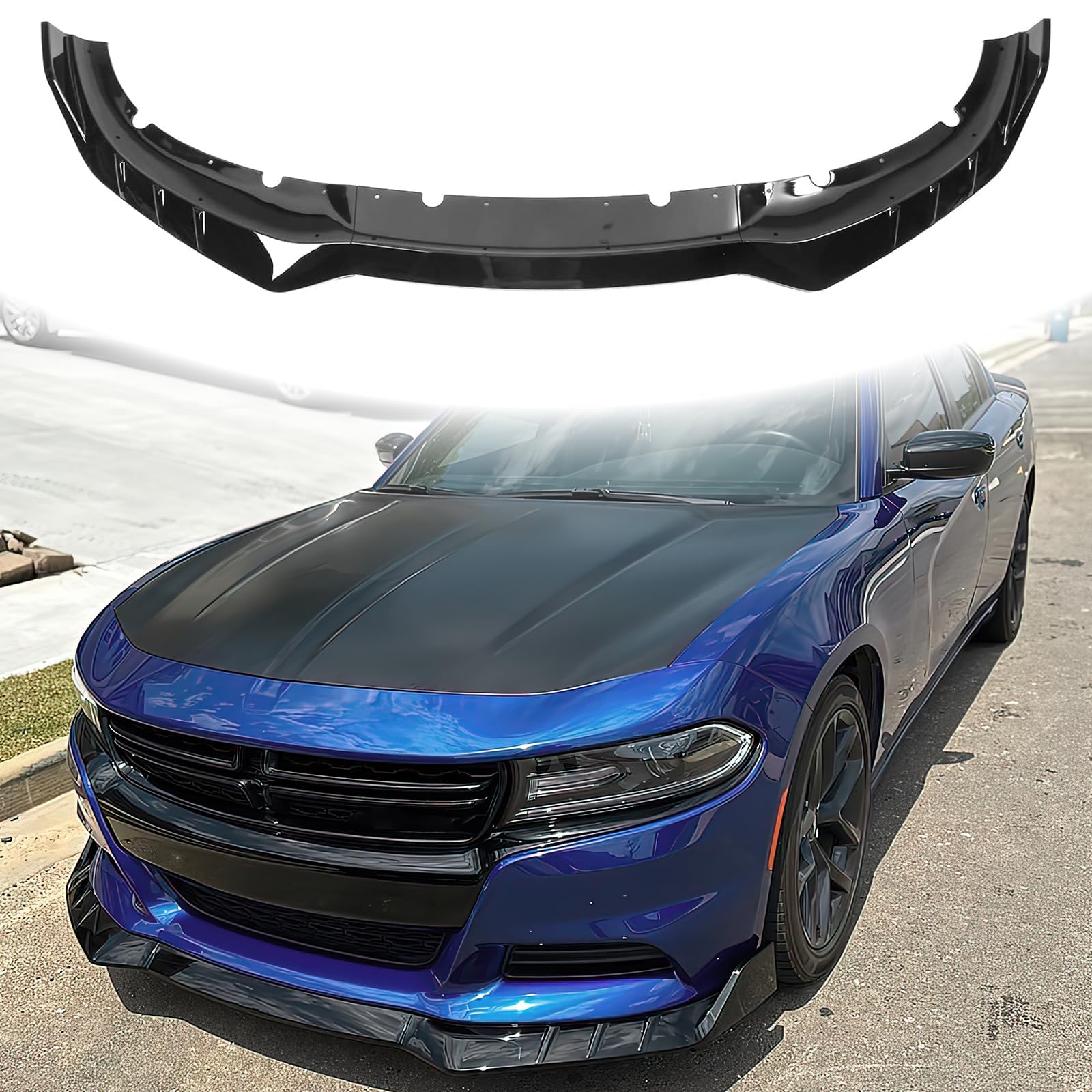 Photo 1 of KETAI Front Bumper Lip Spoiler for 2015-2023 Dodge Charger
