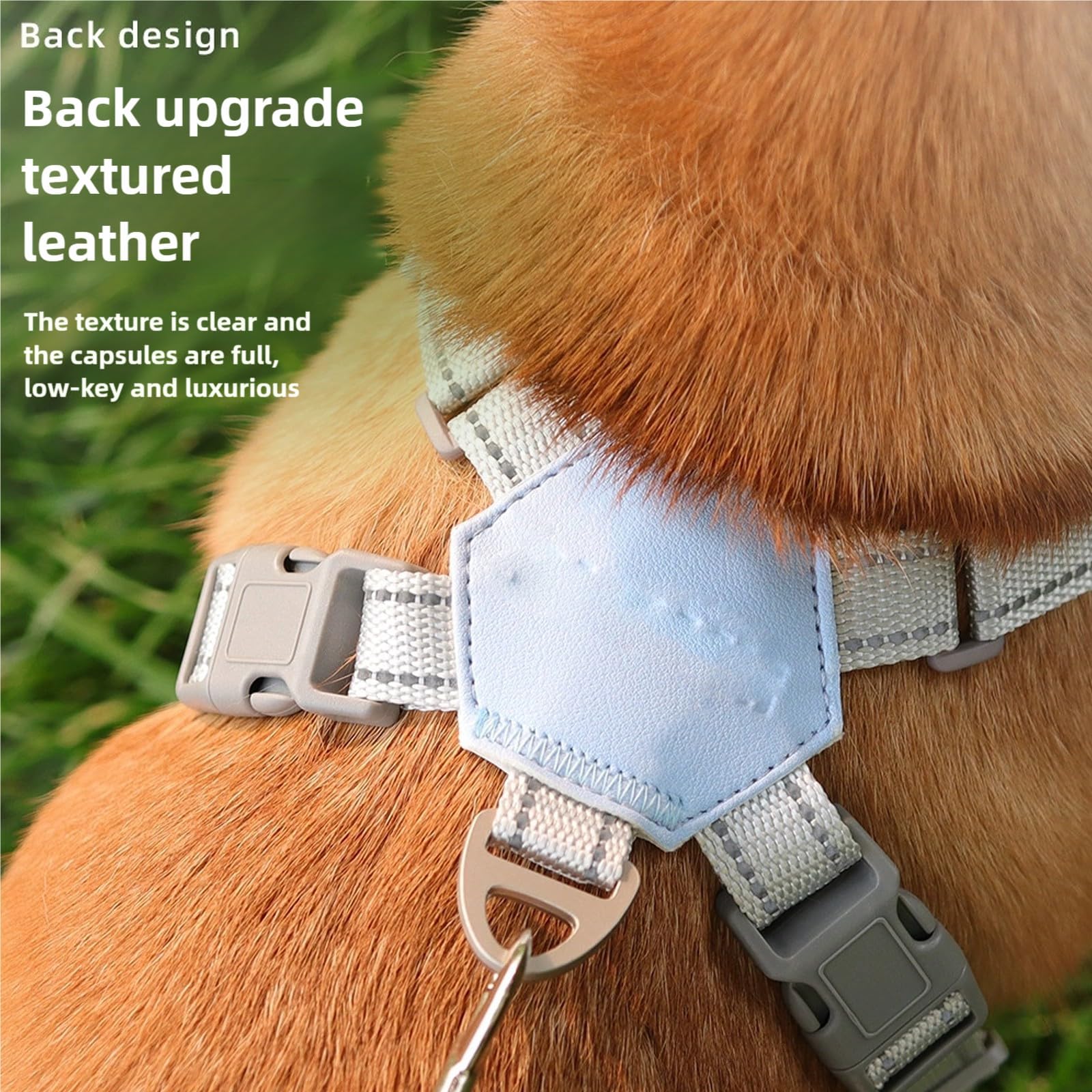 Reflective Sheepskin Sheepskin Dog Harness ZTGD Pet Vest