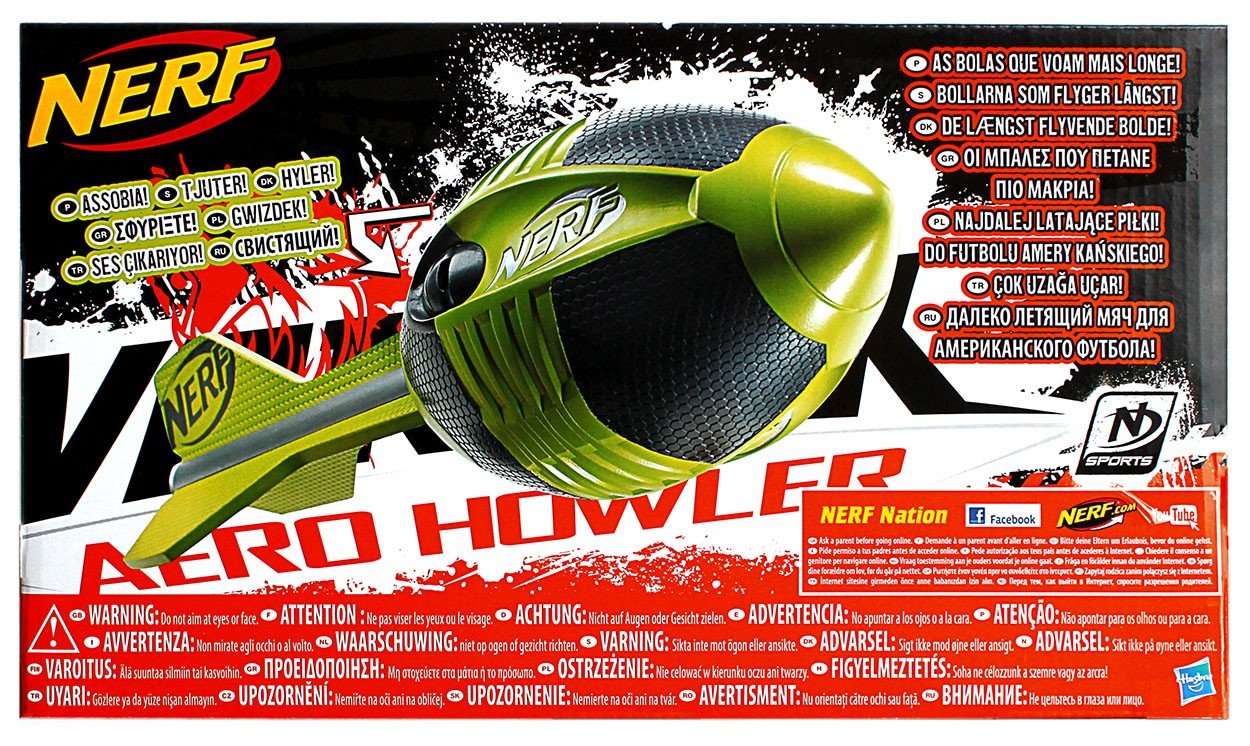 NERF Vortex Mega Heuler Kinder Spielzeug Wurfrakete Football Rocket Luftheuler