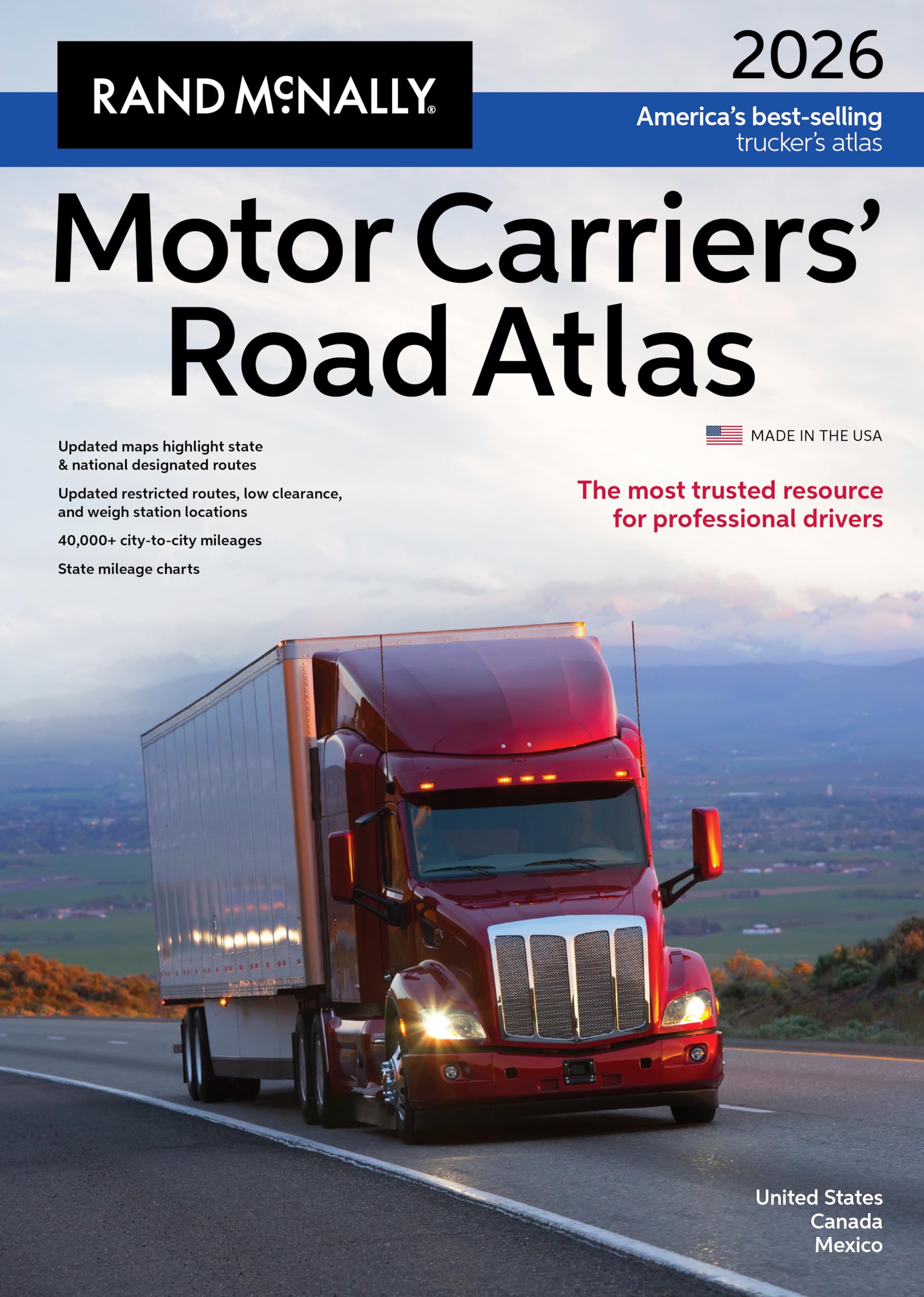 Snapklik Com Motor Carriers Road Atlas 2026 United States Canada 81Aj2hj7z7L 
