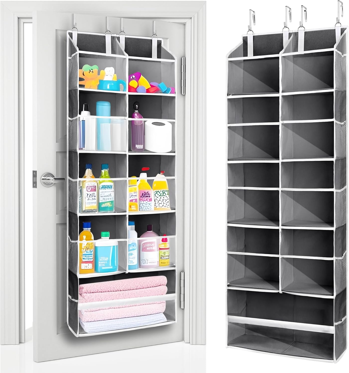 Over the Door Organizer, 5-Tier Extra Large Hanging