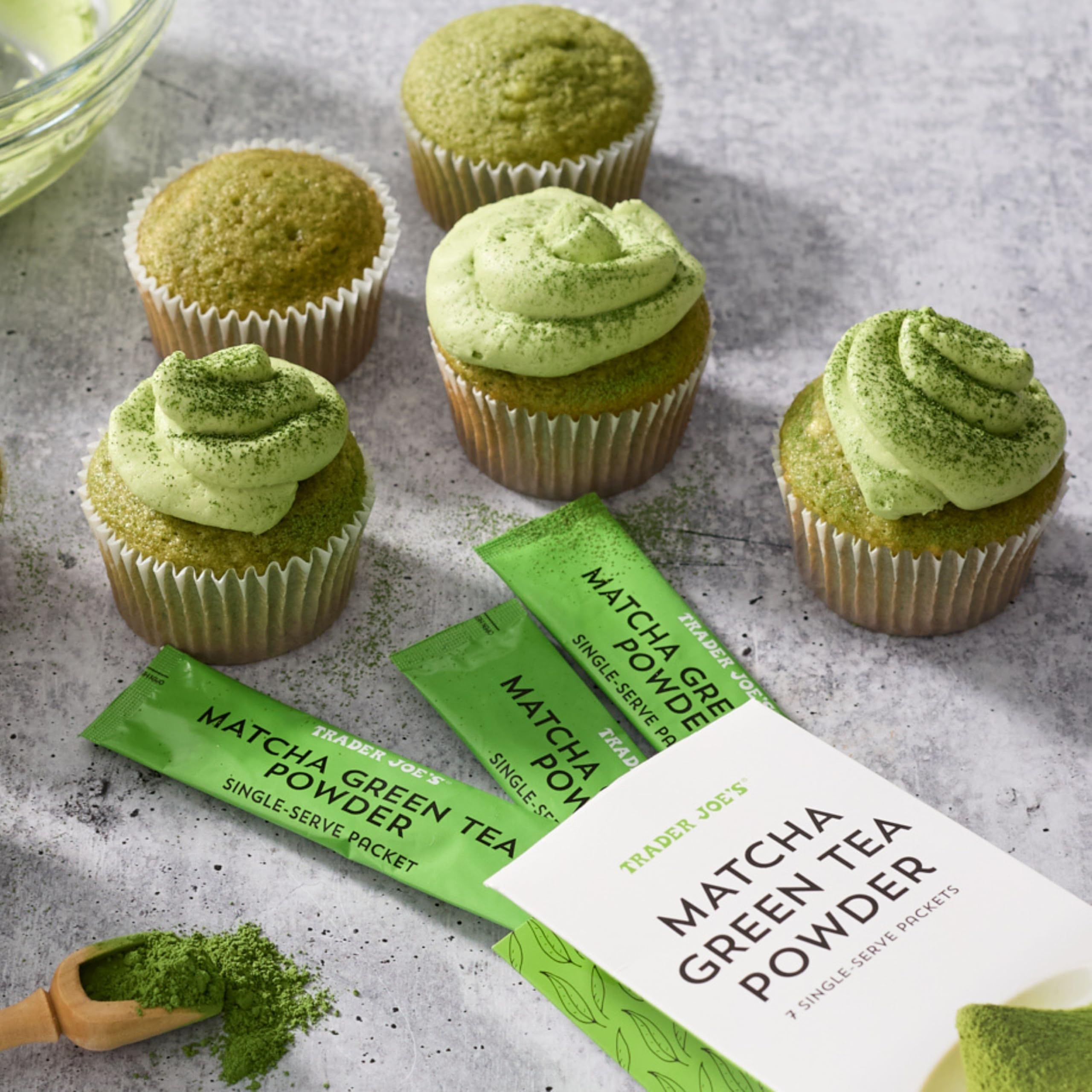 Trader Joes MATCHA GREEN TEA 2 PACK SEVEN SINGLE-SERVE PACKETS ANTIOXIDANTS ENERGY BOOST — view 2
