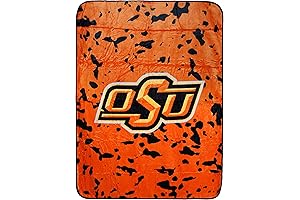 Oklahoma State Cowboys Raschel Plush Throw Blanket