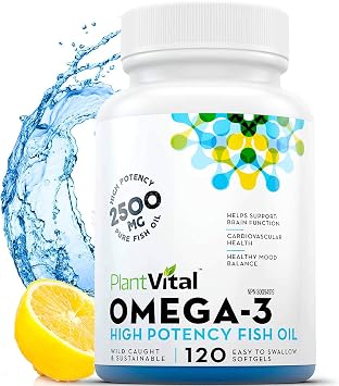 New! Omega 3 Fish Oil Capsules [Triple Strength] No Fish Flavor. 100% Pure  Norwegian Deep