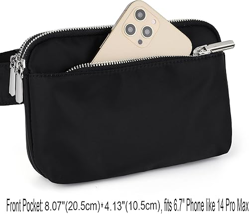 Miniatura 5 de UTO Riñonera cruzada para mujer, a la moda, cinturón, pecho, cintura, cadera, para ir de compras al aire libre, viajes, senderismo