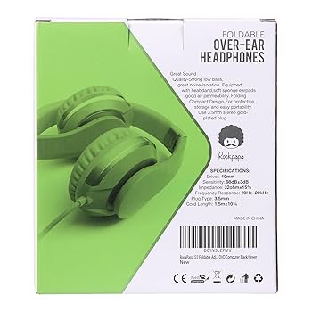 Amazon.co.jp: RockPapa I20 密閉型ヘッドホン折りたたみ式
