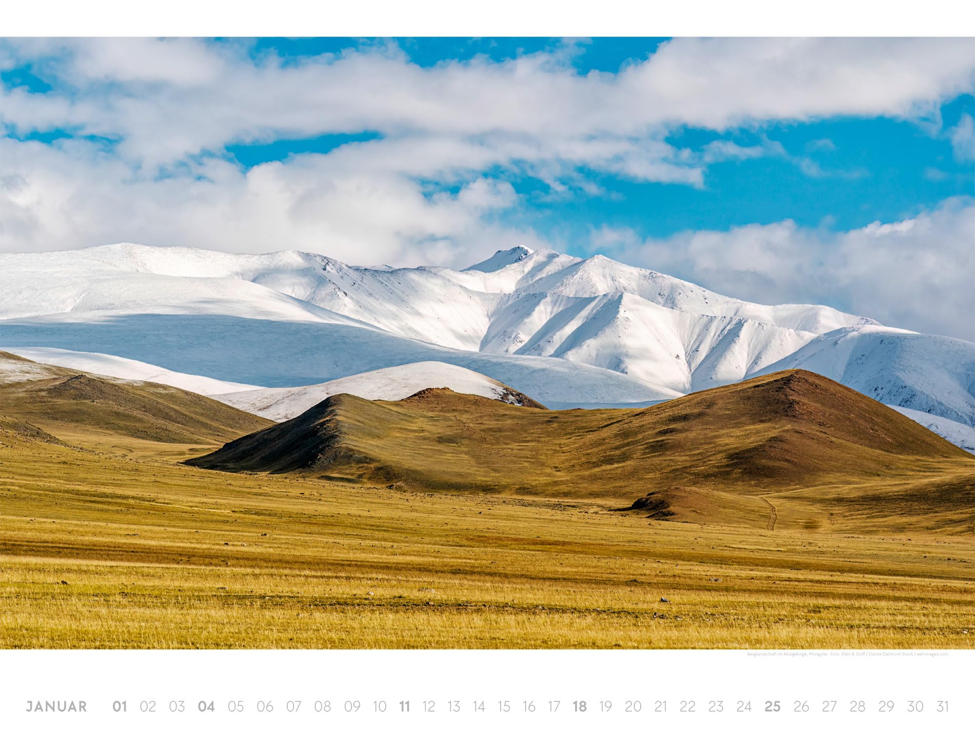 Freiraum Kalender 2026 | Hochwertiger Landschaftskalender im großen Querformat (66x50 cm) | Minimalismus in Natur und Landschaft