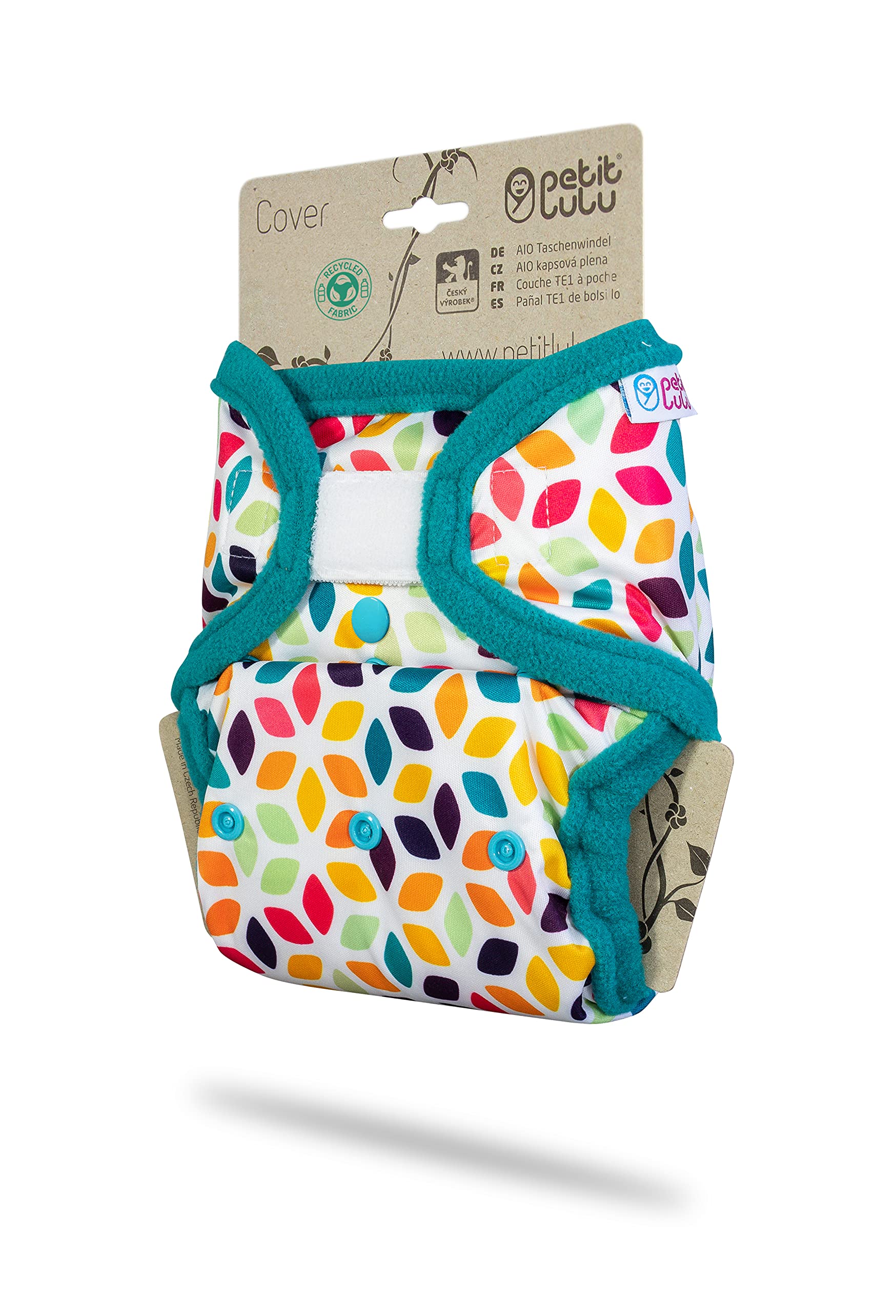 Culotte D'appoint Bébé Surpantalon Petit Lulu XXL - Imperméable PUL | Pour Couches Lavables | Polaire Aux Poignets | Fabriqué UE Couche Tissu Imperméable