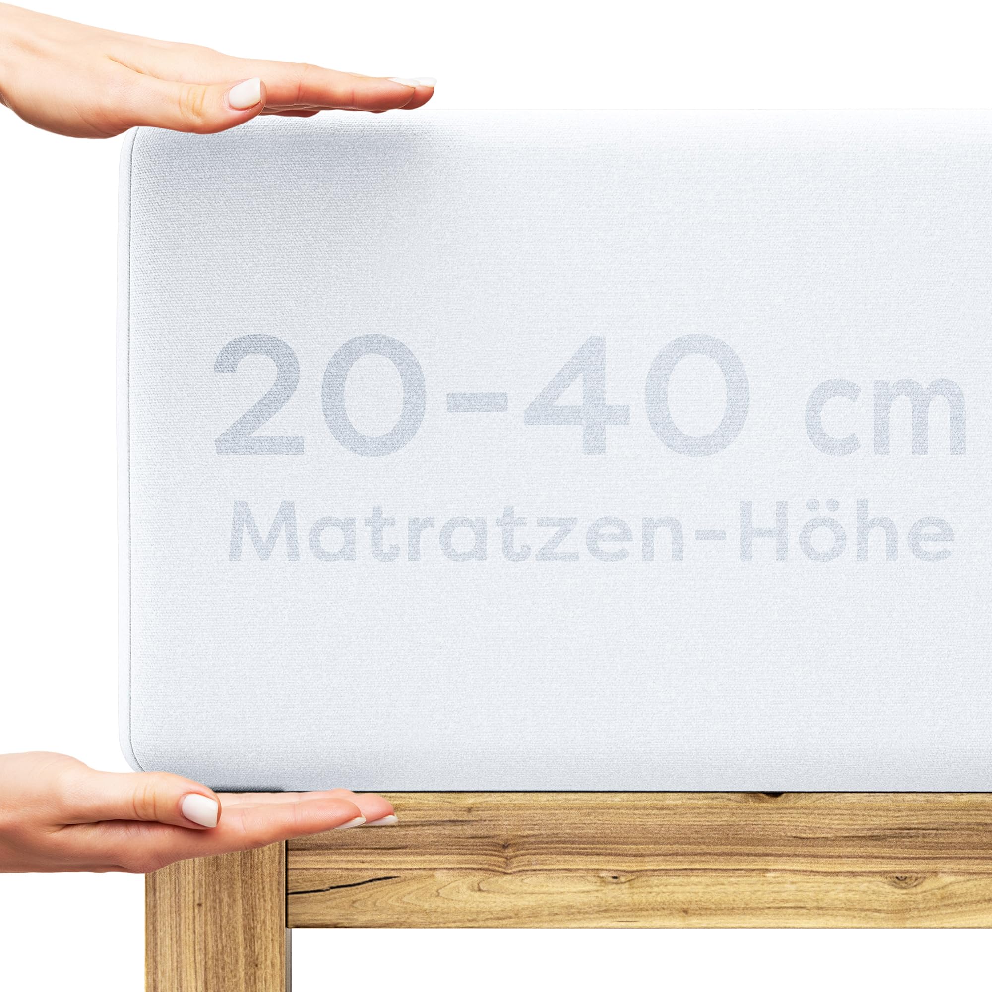Wolkenfeld Spannbettlaken 180x200cm – 200x220cm – Premium Jersey Baumwolle mit 5% Lycra – Faltenfreies Bettlaken für hohe Matratzen bis 40 cm – Atmungsaktiv & Oeko-TEX Zertifiziert