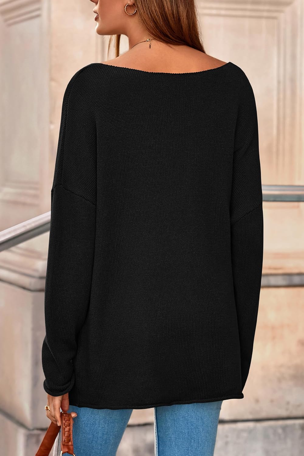 PRETTYGARDEN Women's Oversized Sweaters 2026 Casual Long Sleeve Scoop Neck Pullover Tops Loose Cozy Knit Spring Outfits - Image 5