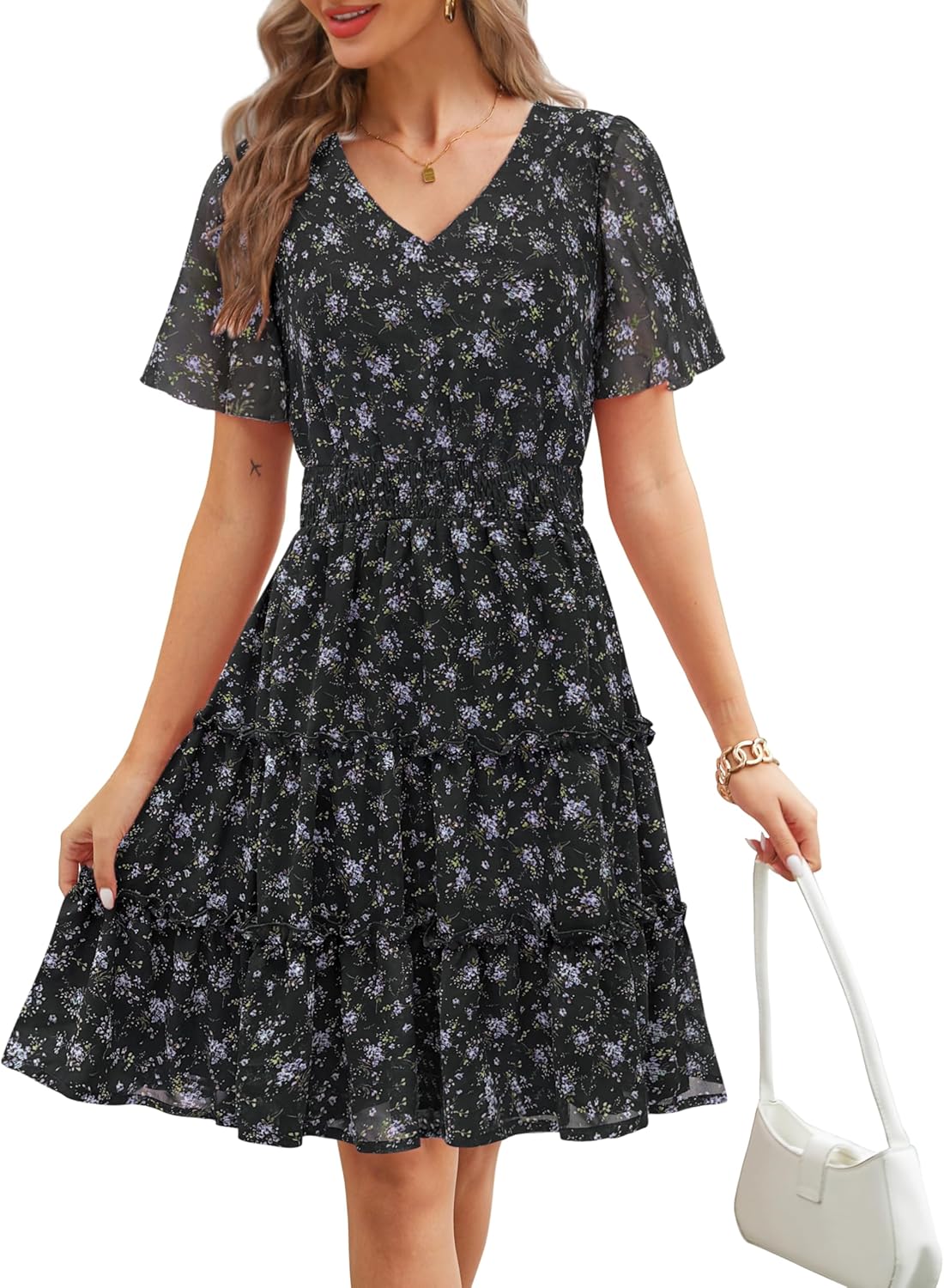 Floral-- Blackgreen