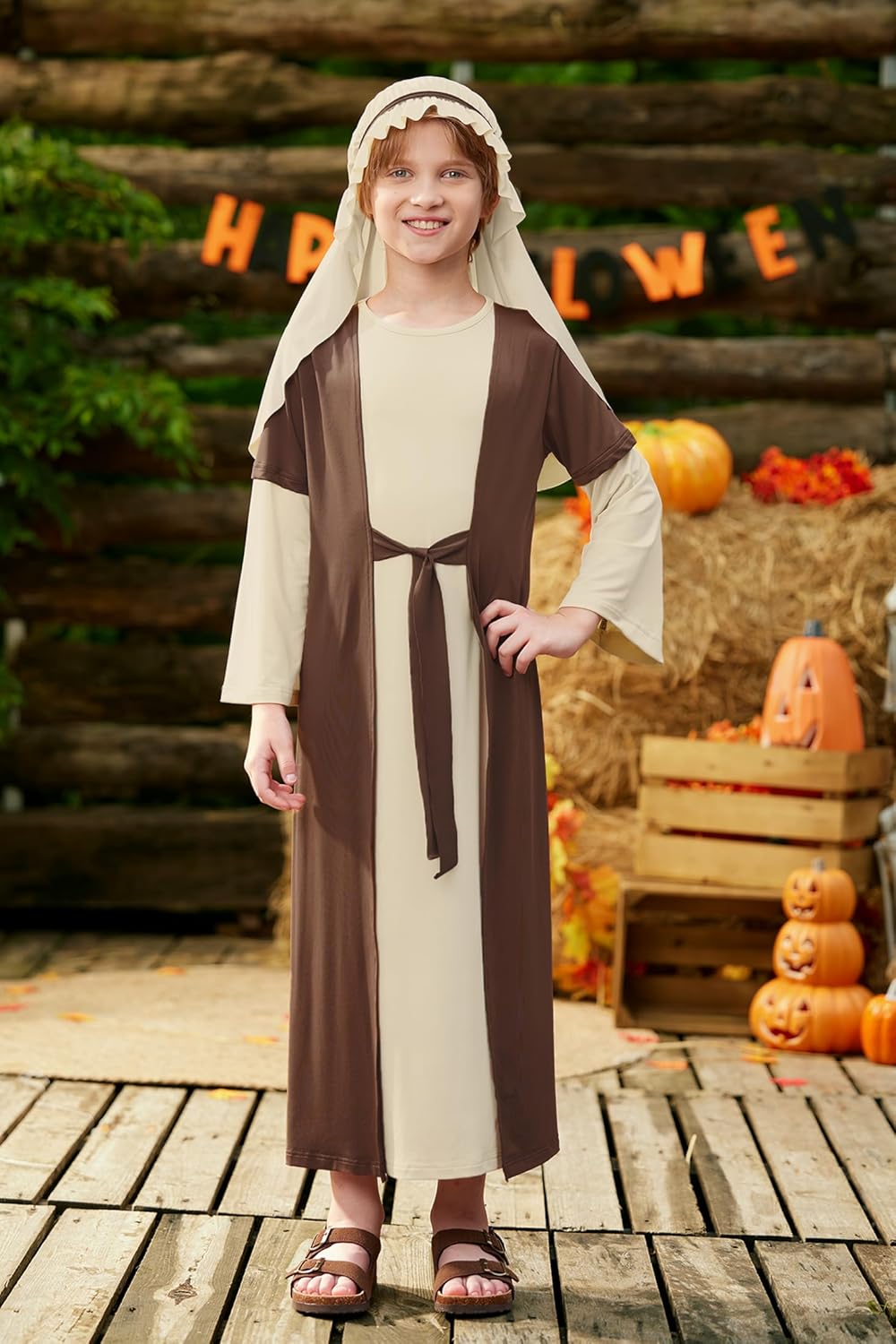 BesserBay Boys 3 Pcs Classic Joseph Outfit With Shepherd Staff 4-14 Years - Image 6