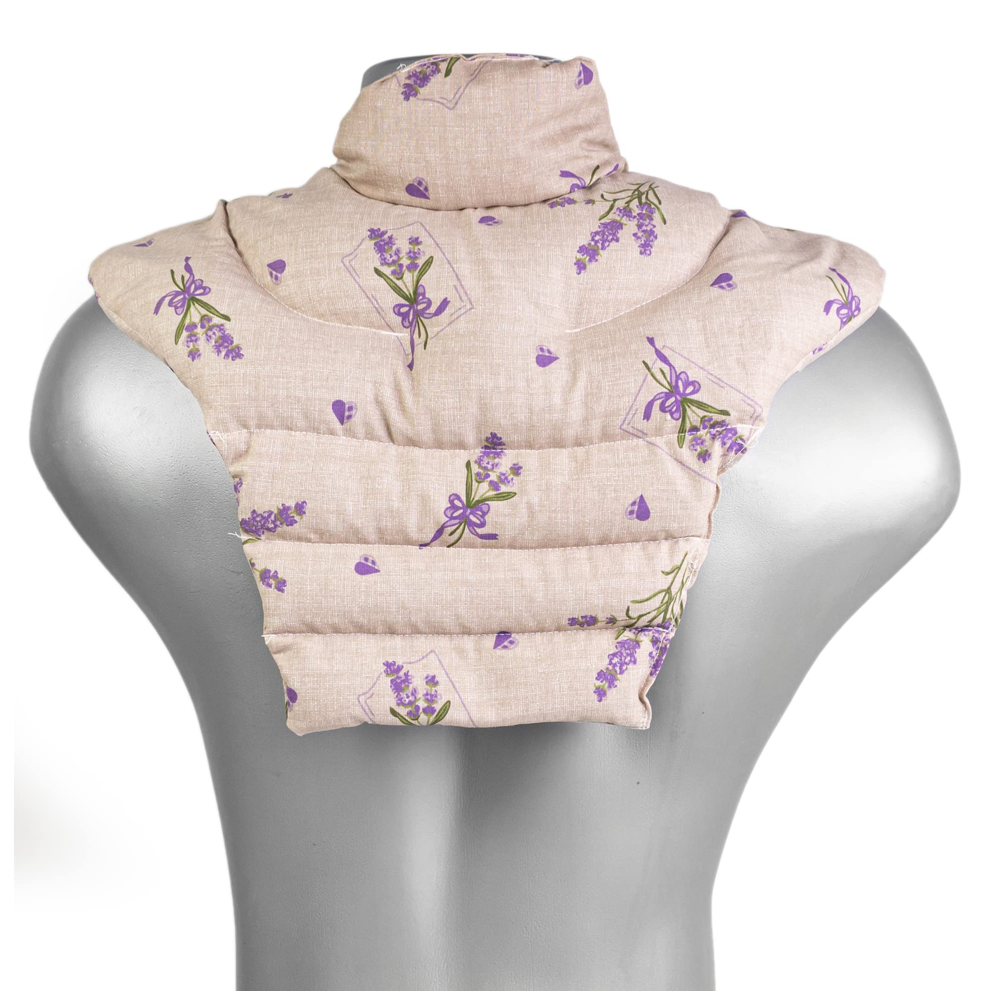 HWS - Cojín cervical térmico para cuello y hombros y espalda (aroma de cereza), color marrón