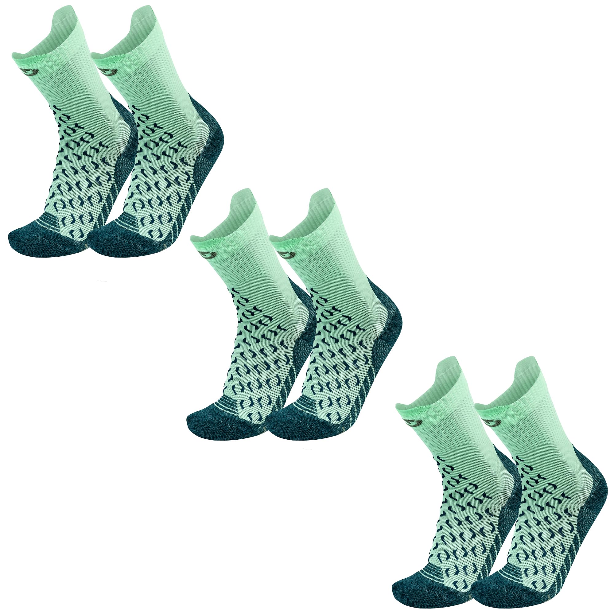 Therm-ic Wandersocken für Damen, Dünn und Leicht, Outdoor UltraCool Crew, Feuchtigkeitsableitend und Atmungsaktiv, trockene Füße, 3er-Pack