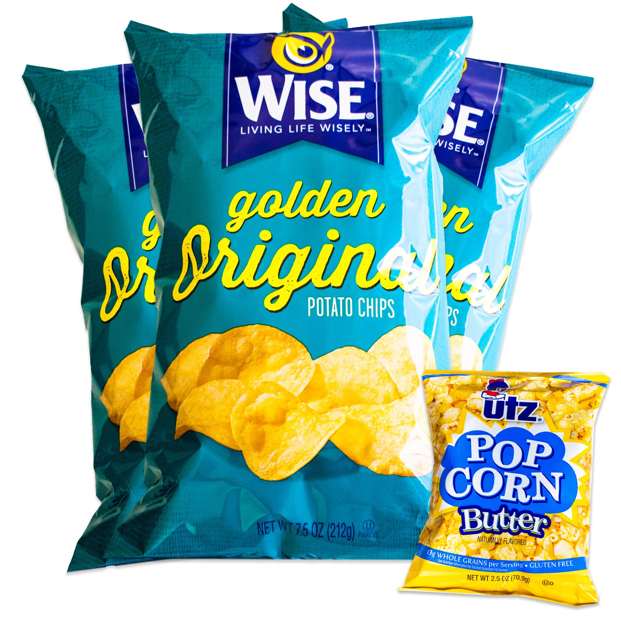 Amazon.com: Wise Golden Original Potato Chips (3, 7.5oz bags