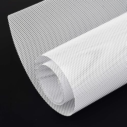 Miniatura 103 de AggAuto Malla universal para parrilla de automóvil de 40 x 13 pulgadas, de acero inoxidable revestido de cloruro de polivinilo, rejilla