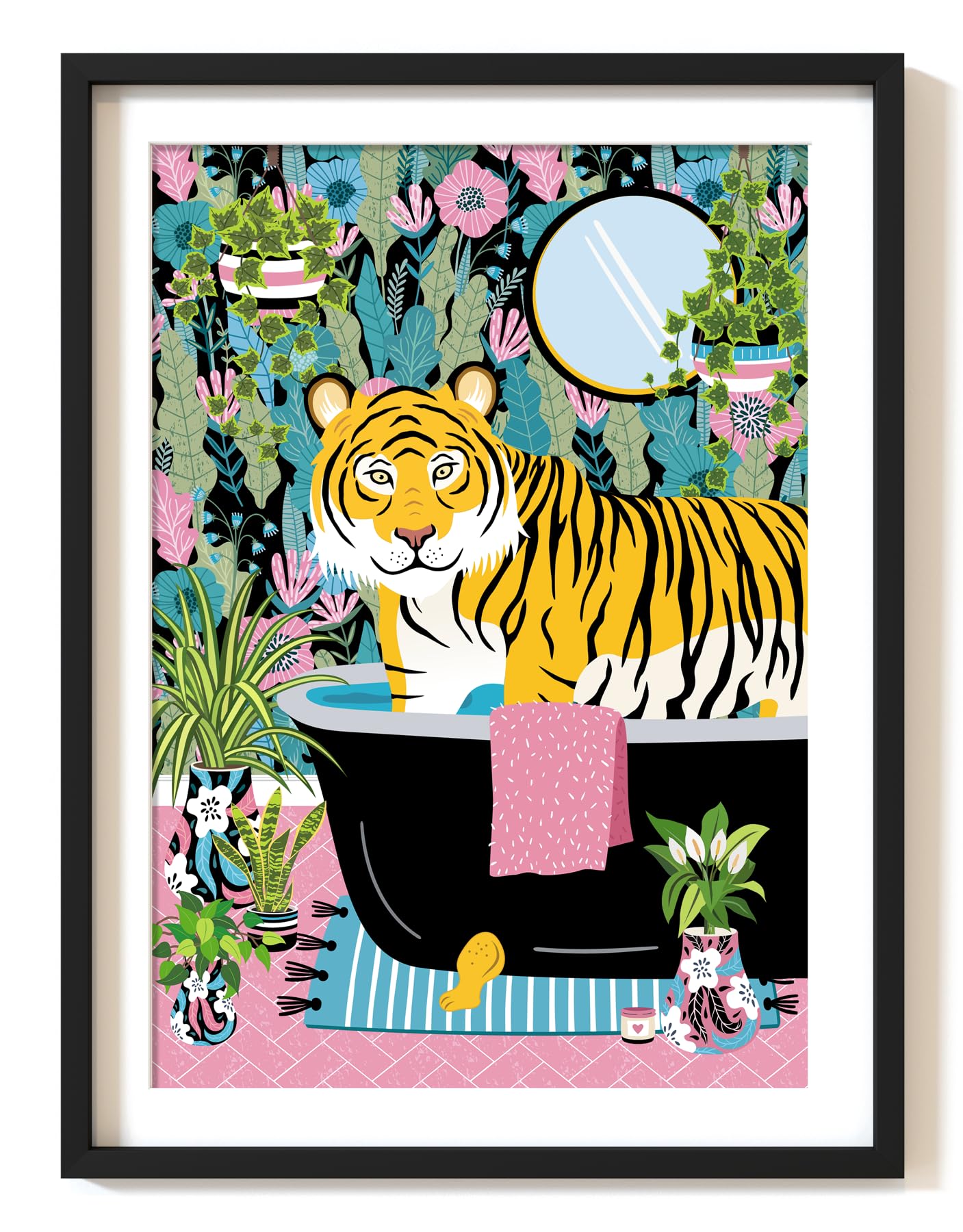 Bathroom Tiger Print