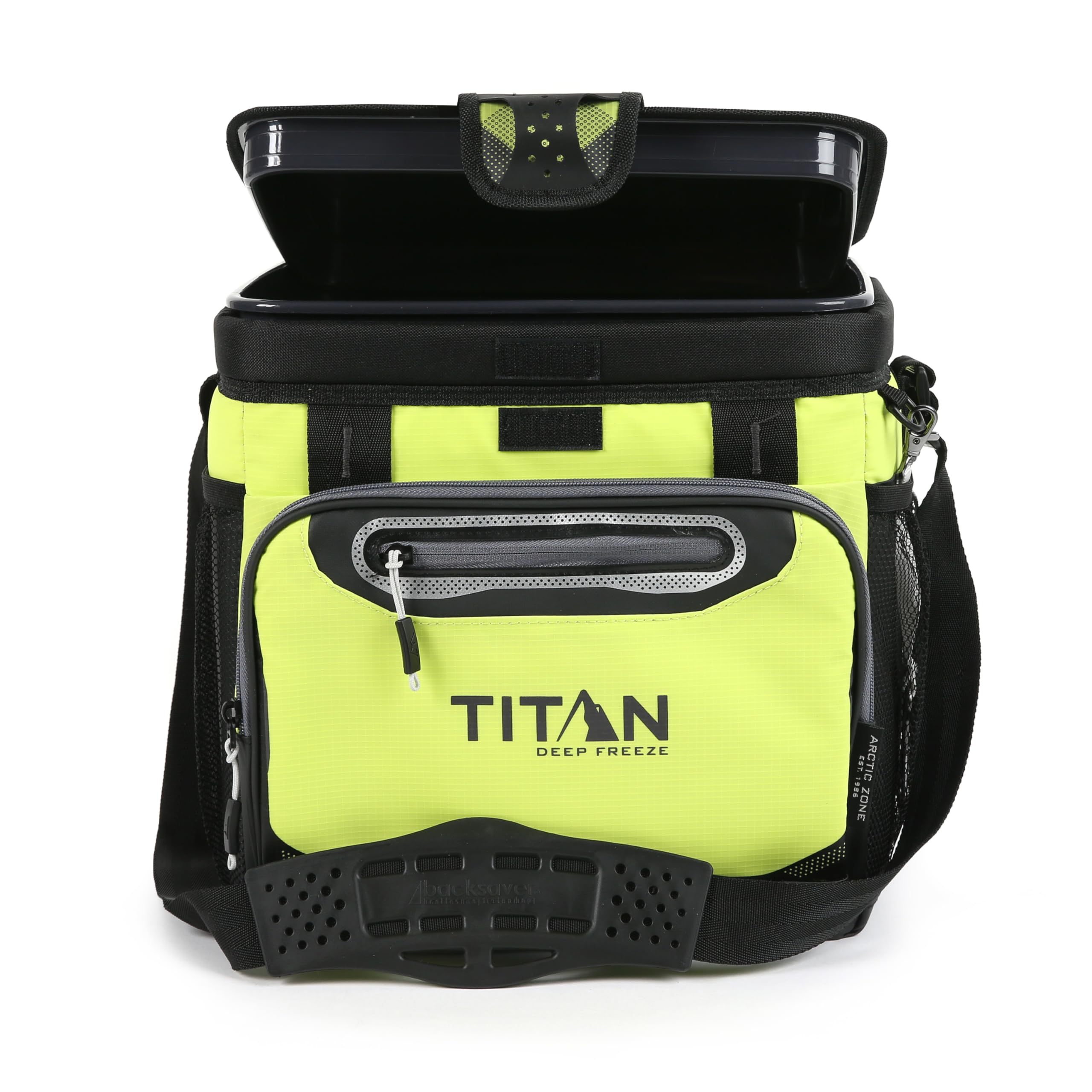 Titan Deep Freeze Cooler Zipperless Hardbody Cooler - Deep Freeze Insulation, HardBody Liner, and SmartShelf
