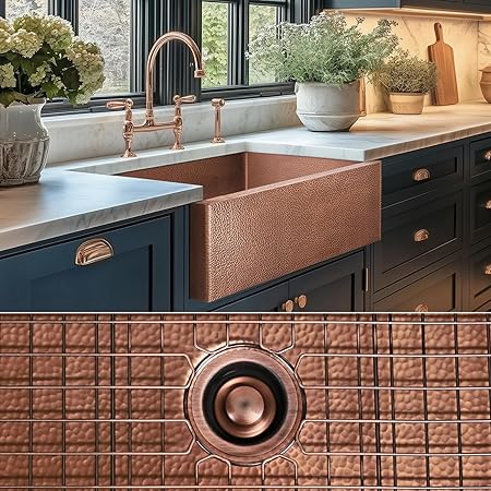 FSW1105 Luxury Copper Farmhouse Sink