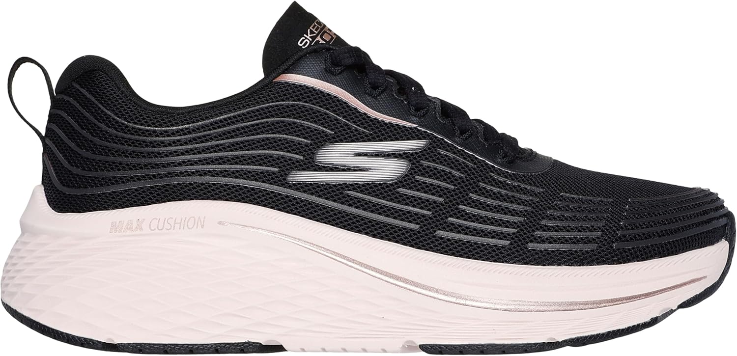 Skechers Women's Max Cushioning Elite 2.0 Sneaker, Black/Rose Gold, 5.5 - Image 4