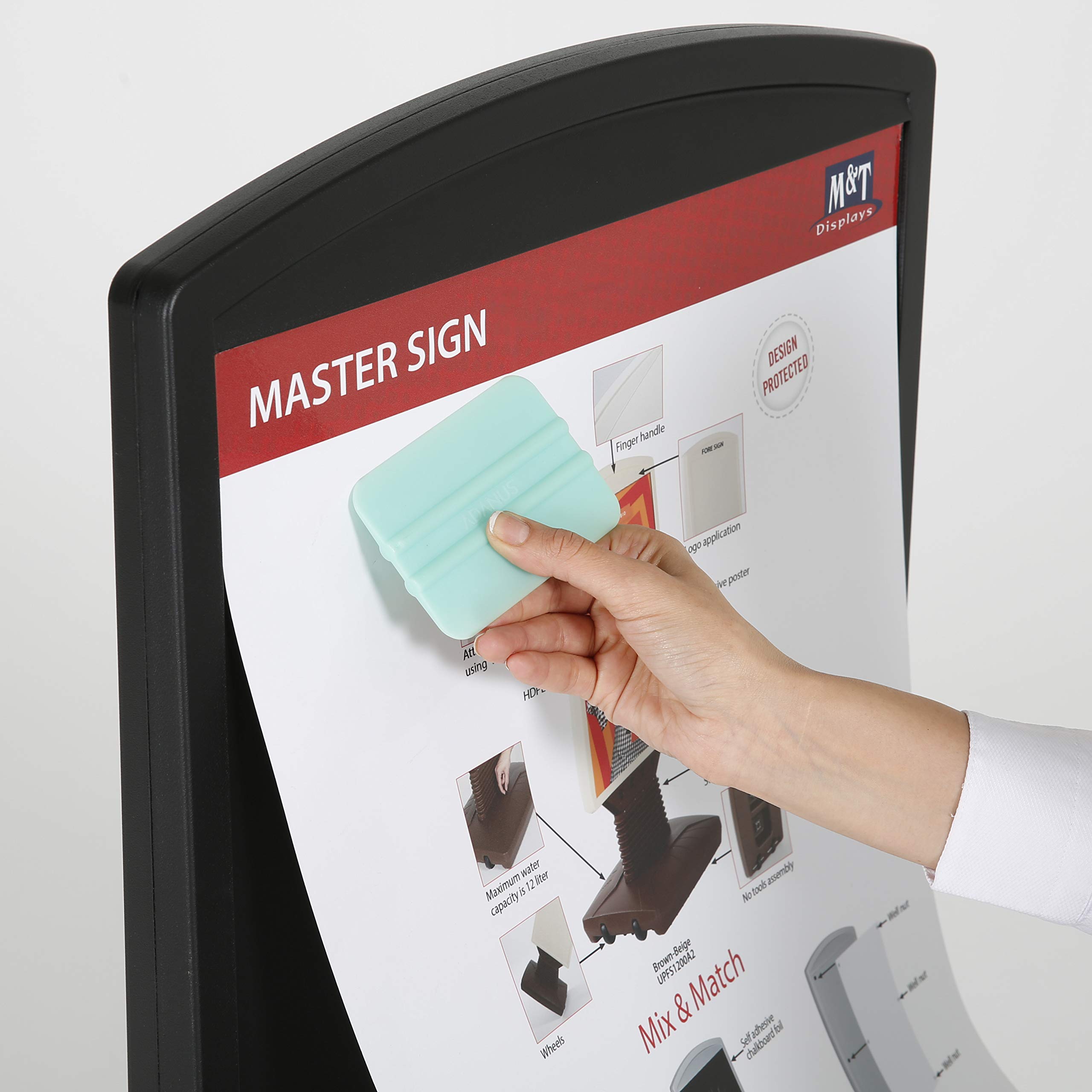 Amazon.com : M&T Displays Master Sign Fix Board, Black 16.54x23.62