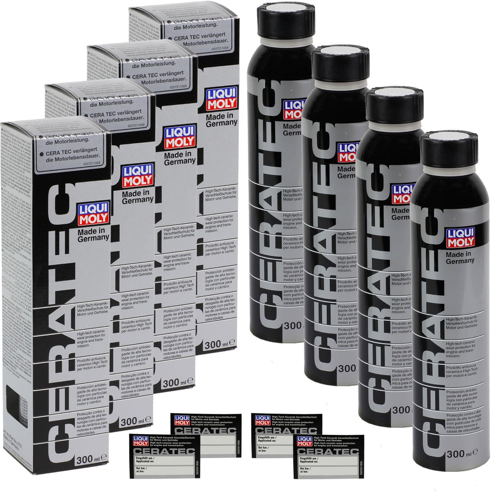 Liqui Moly Cera Tec Modificador de Fricción 300ml Paquete de 4