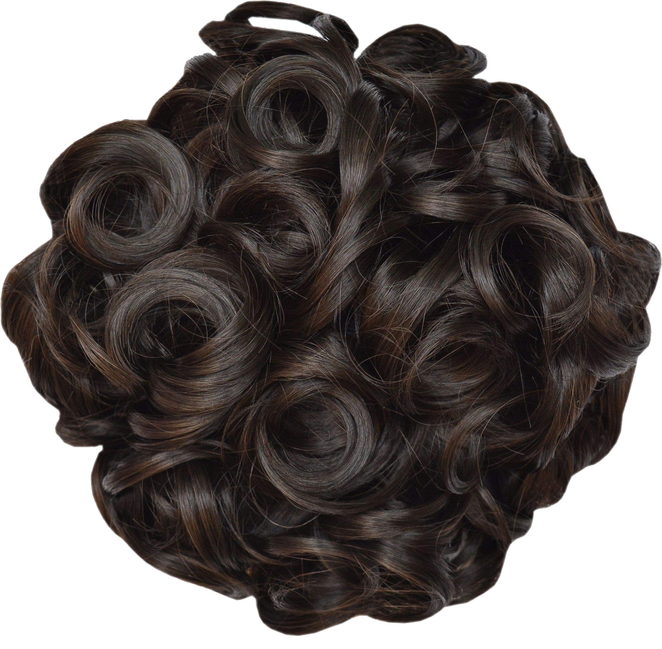 KIS Chic Natural Brown Messy Bun Glamorous Handcrafted Effortless Everyday Glam Updos For Weddings Parties And Daily Elegance Hair Accessory Secure Hold Stylish Hairstyles Made Easy