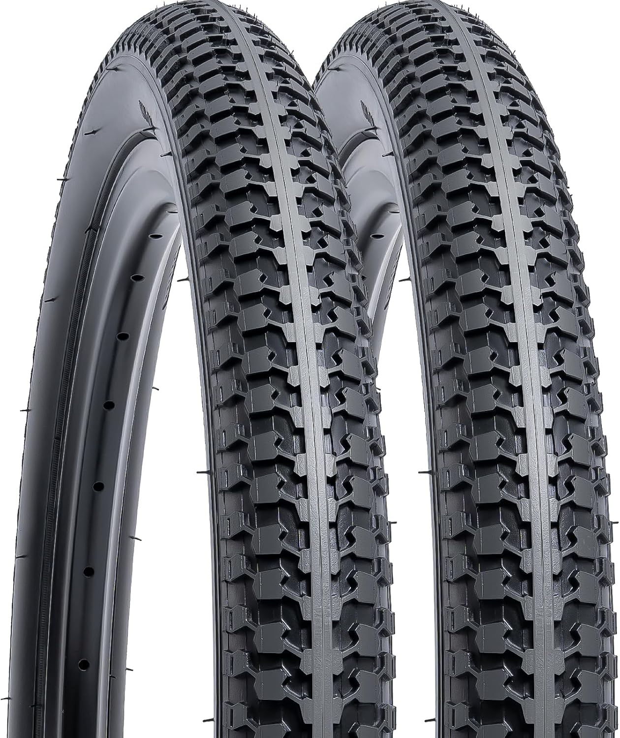 YUNSCM 2-PCS 20" Bike Tires 20x1.75/47-406 Compatible with Mountain Bike 20 x 1.75 Bicycle Tires(Y-1447)