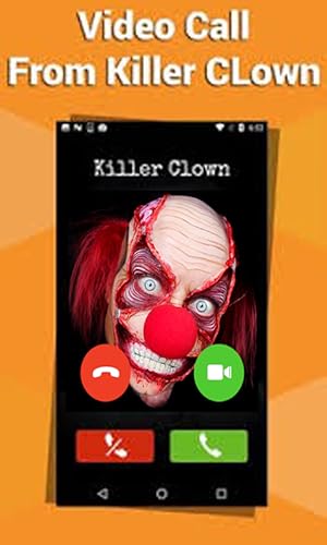 Video Call Scary Killer Clown