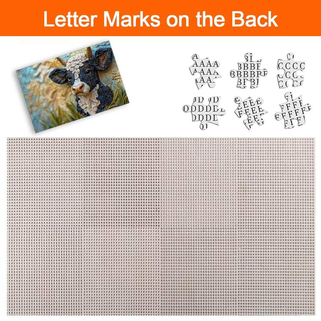 Puzzle Mucca, Puzzle 2000 Pezzi Adulti per Decor, Regalo Donna/Uomo -8698