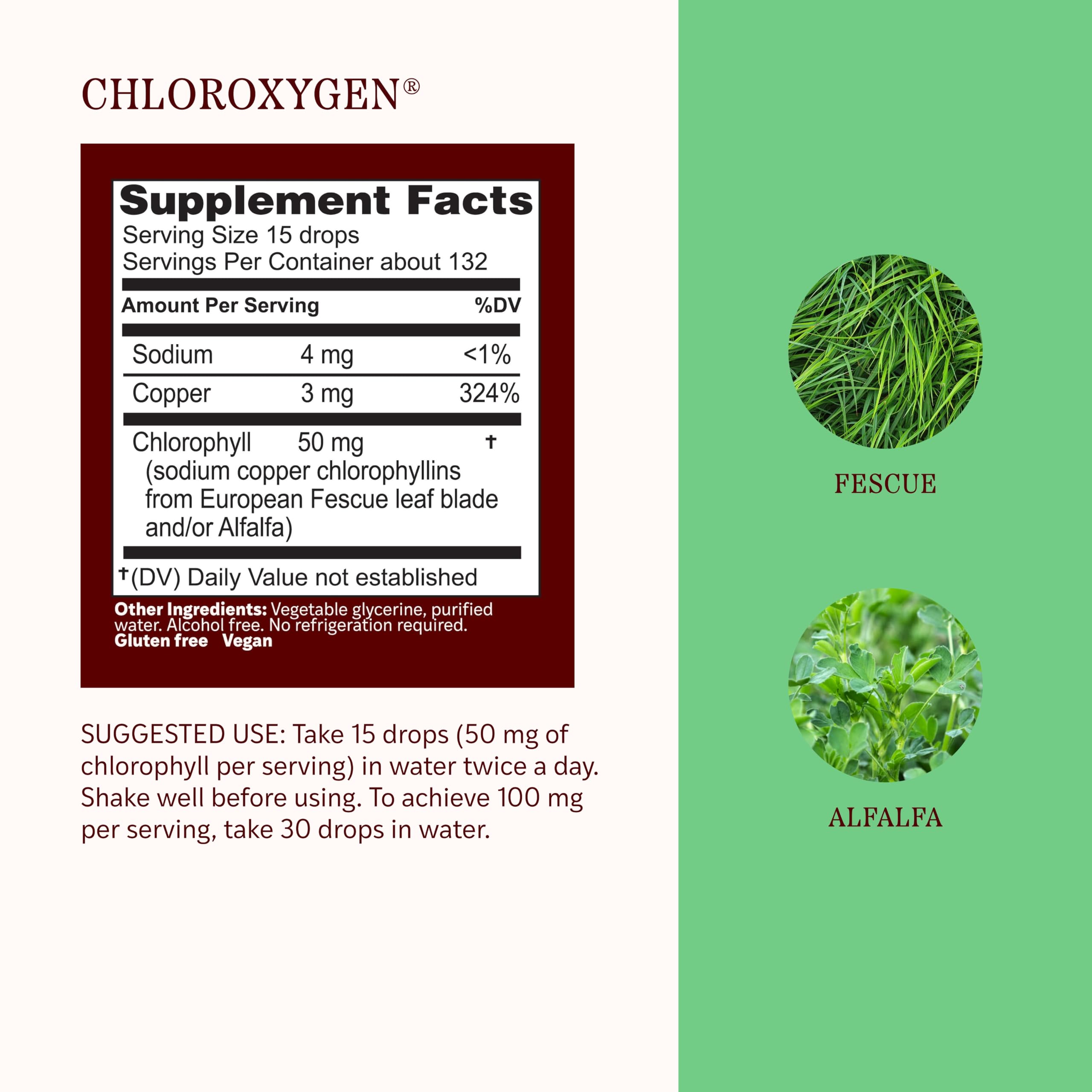 Herbs Etc. ChlorOxygen Chlorophyll Concentrate Original Drops, 2 fl oz — Amazon image 4