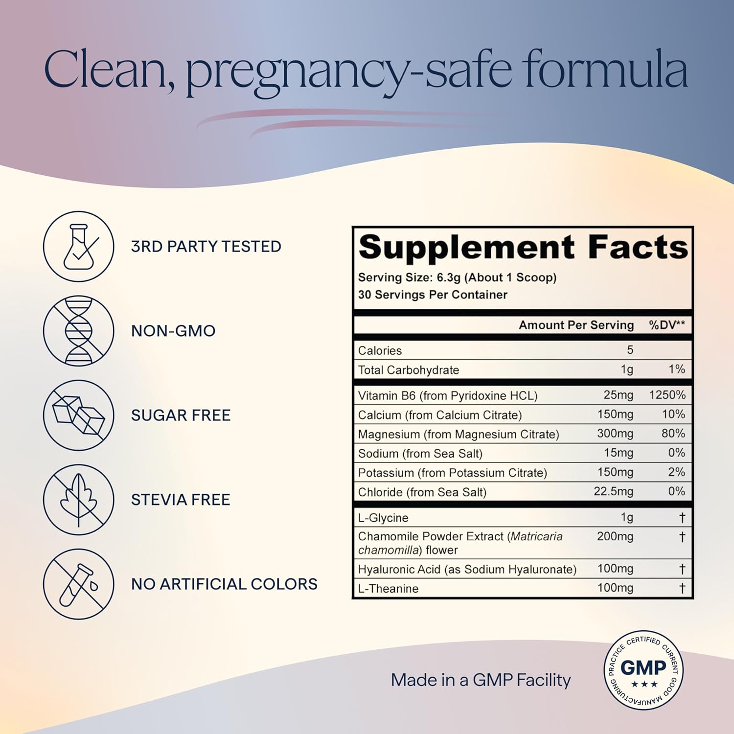Morning Sickness + Nausea Relief. Electrolytes Hydration Support. Safe Sleep Support + Prenatal Vitamins with Magnesium, Vitamin b6. First Trimester Pregnancy Must Haves 30 Servings