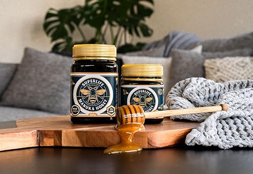 Miniatura 3 de SuperLife - Miel de Manuka MGO 263+ (UMF 10+) 17.64oz, miel cruda, miel monofloral pura y sin pasteurizar de Nueva Zelanda