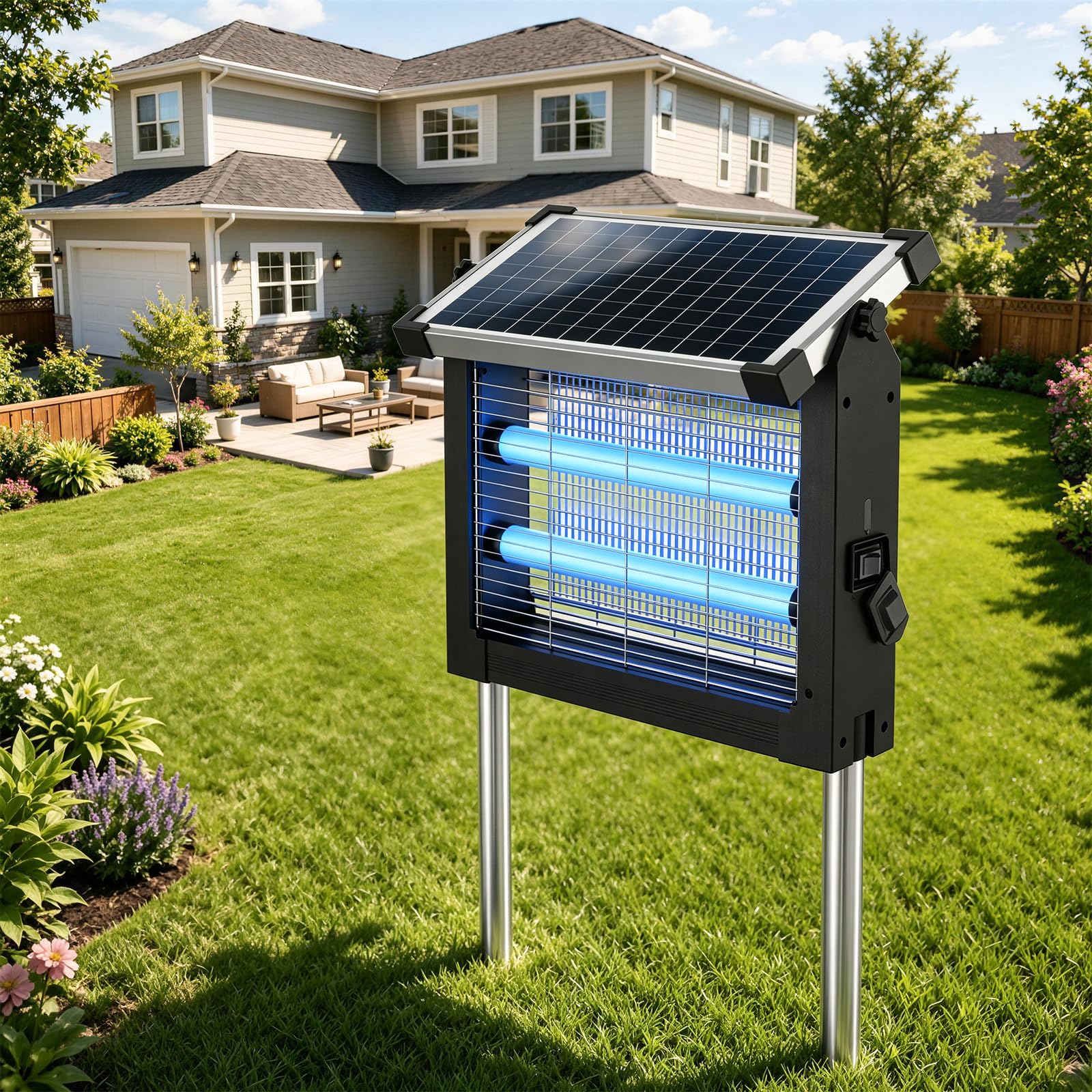 CXBER Solar Bug Zapper Outdoor