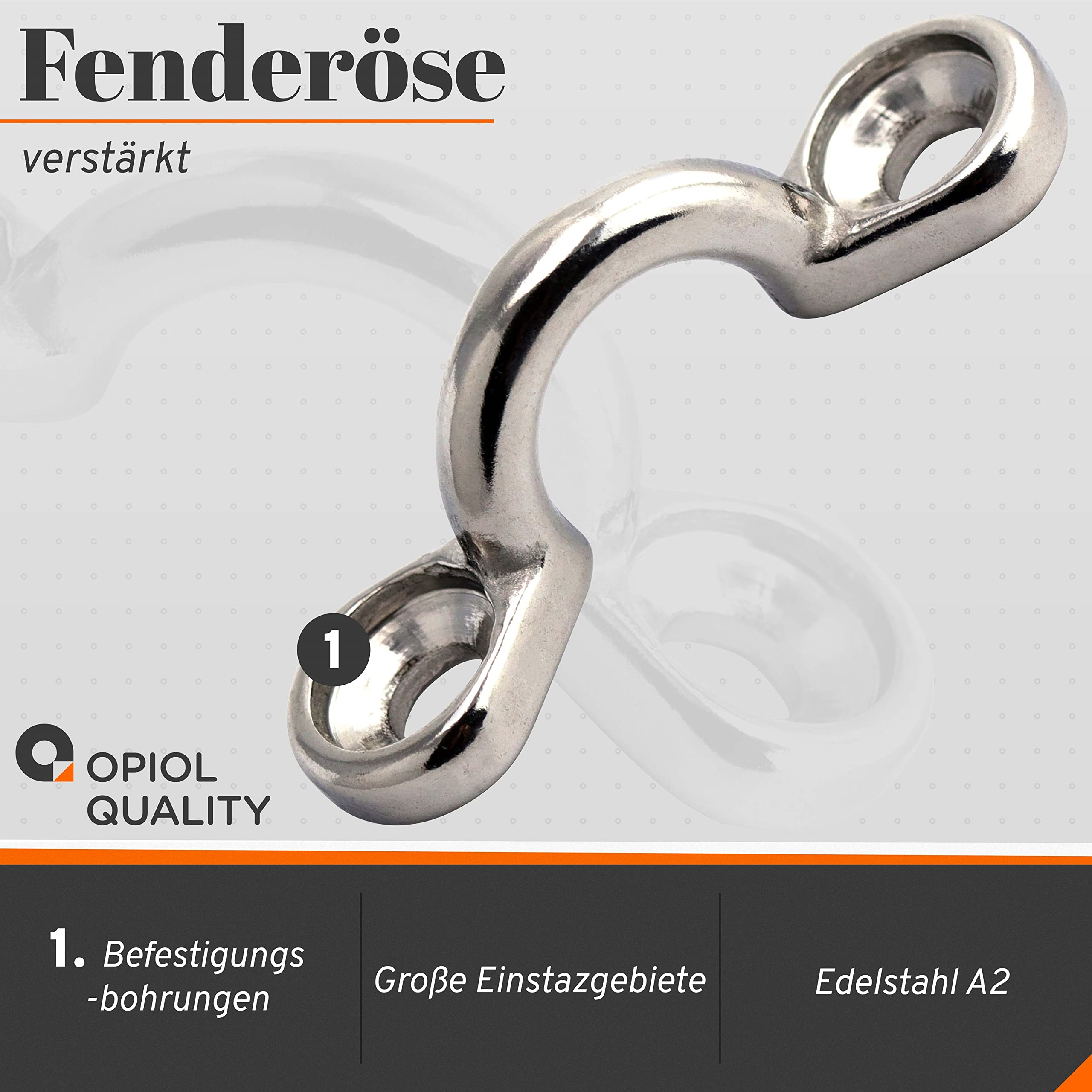 2 Stück Edelstahl Riemenbügel A4 - Perfekt Für Ladungssicherung