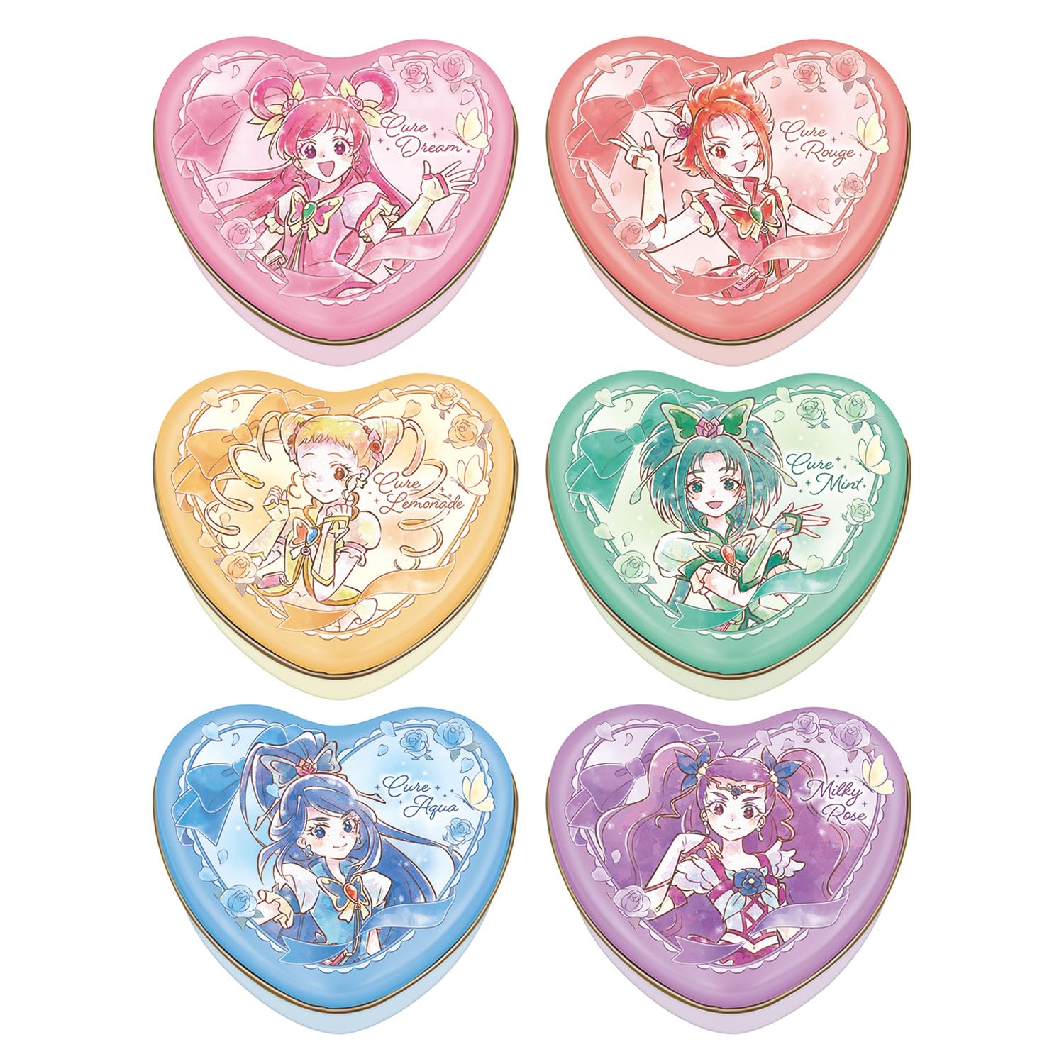 Amazon | ハート(Heart) ミニハート缶プリキュア5GoGo 準