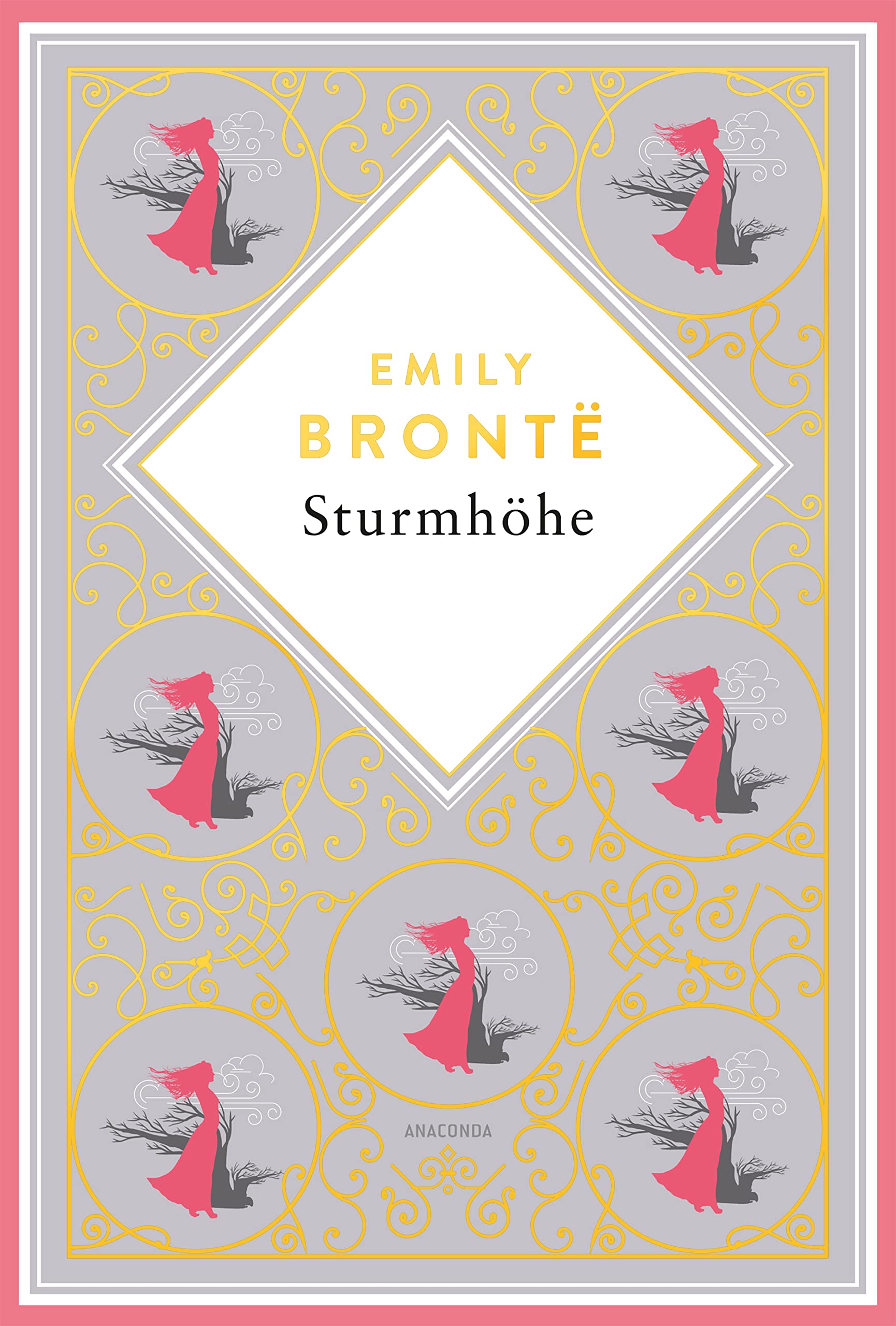 Emily Brontë, Sturmhöhe. Vollständige Ausgabe des englischen Klassikers. Schmuckausgabe mit Goldprägung: „Wuthering Heights“ – ein Meisterwerk der Weltliteratur