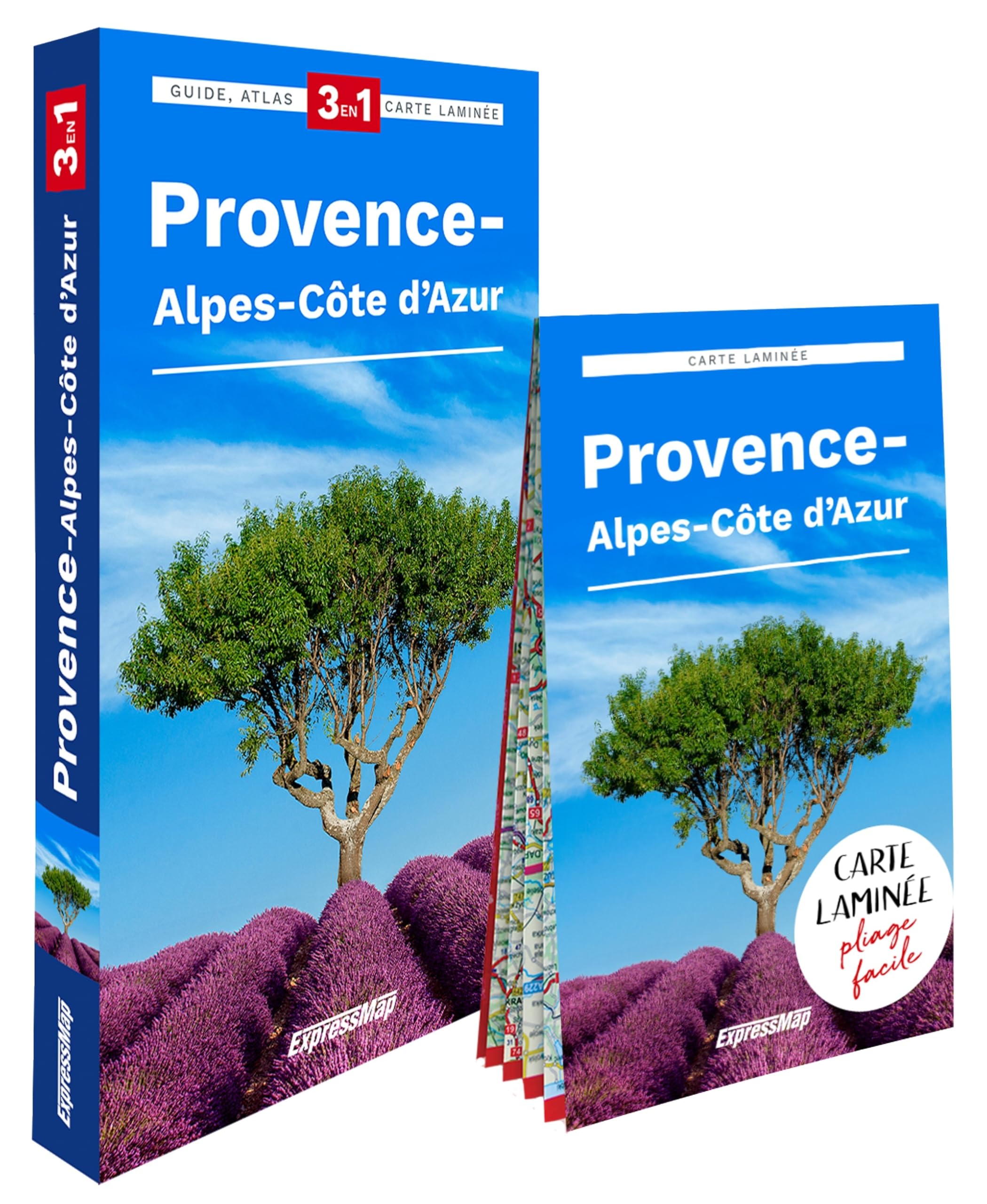 Provence-Alpes-Côte d’Azur (guide 3en1): Guide + Atlas + Carte