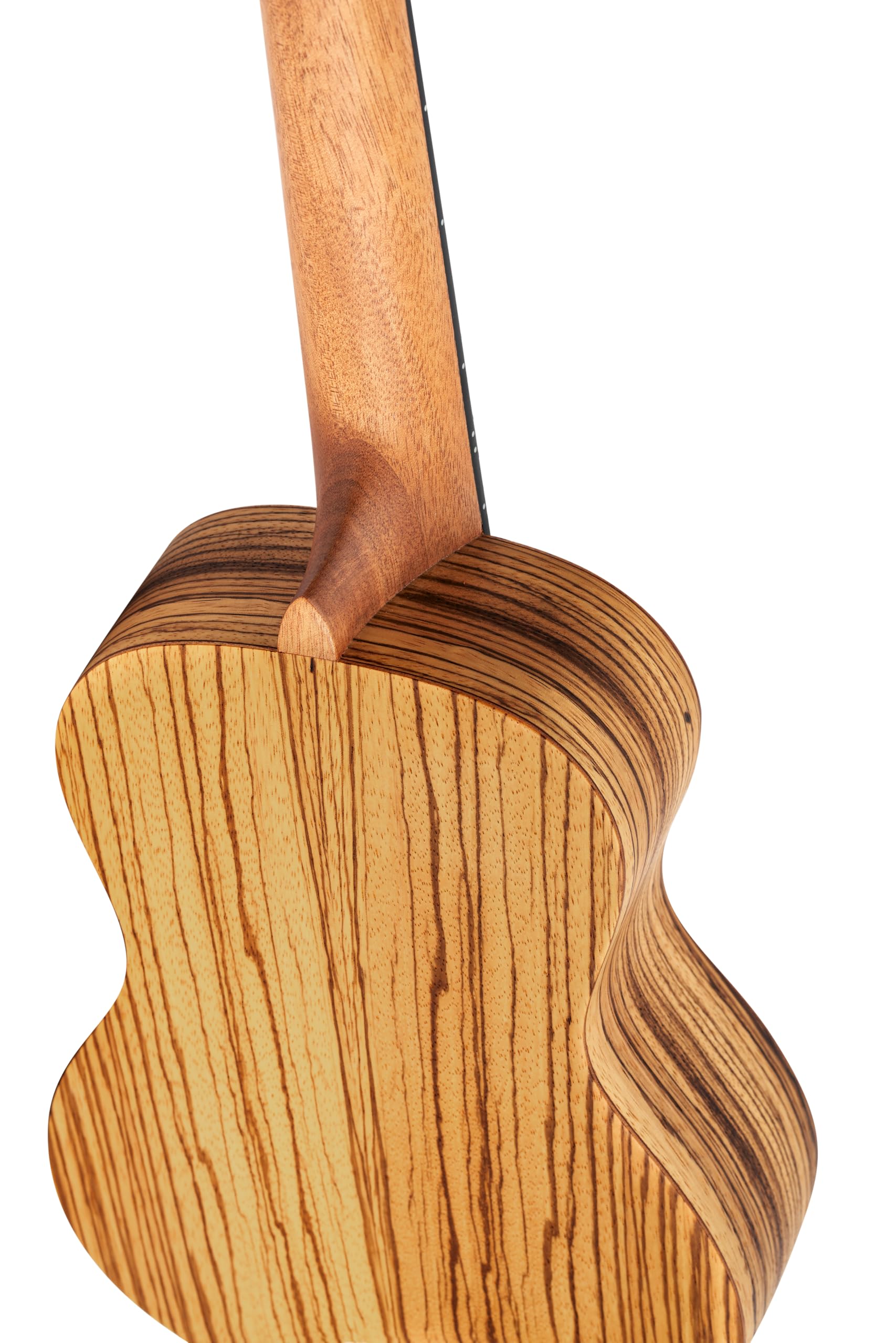 Ortega Guitars Ukulélé Concert Acoustique – Série Timber – Housse Incluse – Zebrawood, Naturel (RFU11Z)