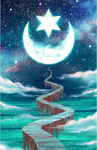 Miniatura 138 de DIAMOND ART CLUB - Juego de pintura con diamantes, lienzo de “Otoño en Leavenworth”, lienzo redondo 5D para principiantes, divertidas manualidades