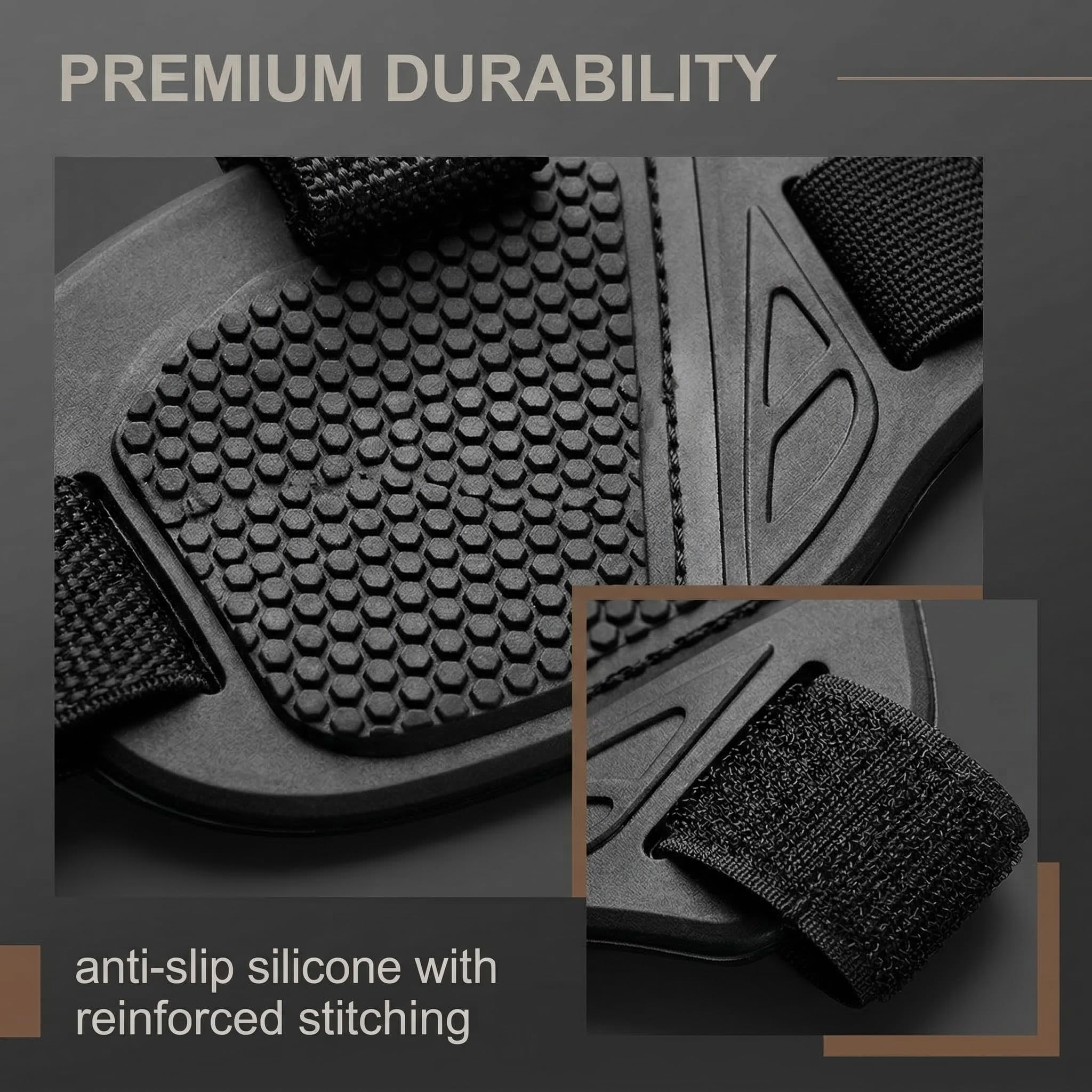 2 Pezzi Copriscarpe Moto - Protezione Leva Cambio Antiscivolo in Gomma - Regolabile con Velcro per Stivali, Sneaker e Scarpe da Lavoro