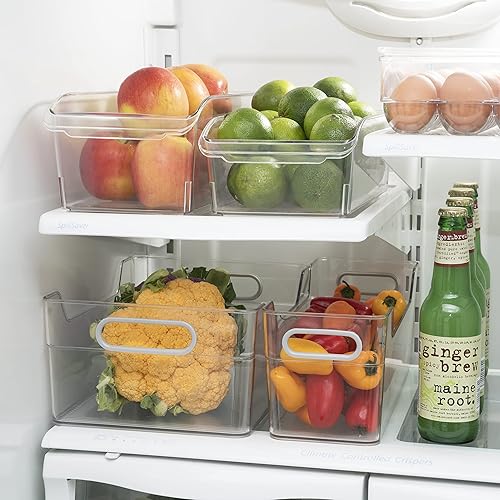 Miniatura 37 de Oggi Contenedor de almacenamiento de pared alto para gabinete/cajón (12 x 8.75 x 5 pulgadas) (paquete de 2)